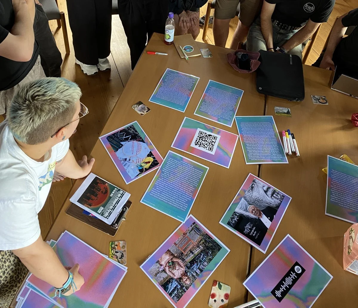 Elio Galen, Workshop, Archives, Memories togather together future towards