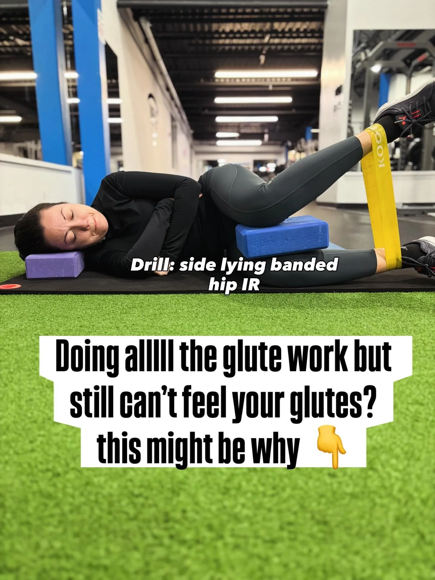 When your hip doesn&rsquo;t rotate well in the socket, your body has to find ways to compensate. Hamstrings, low back, and quads take over&hellip; but the glutes stay quiet.
That usually sounds like:
&bull; &ldquo;I feel this everywhere but my glutes