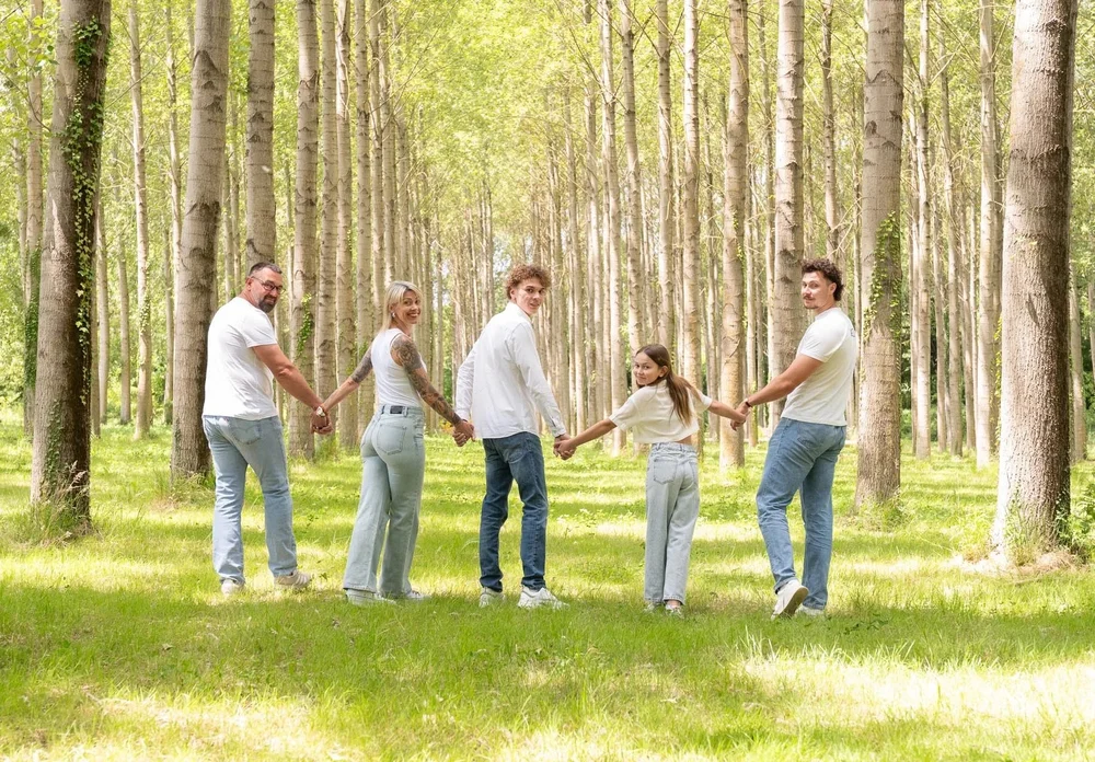 Séance photo famille Valence Drôme naturelle