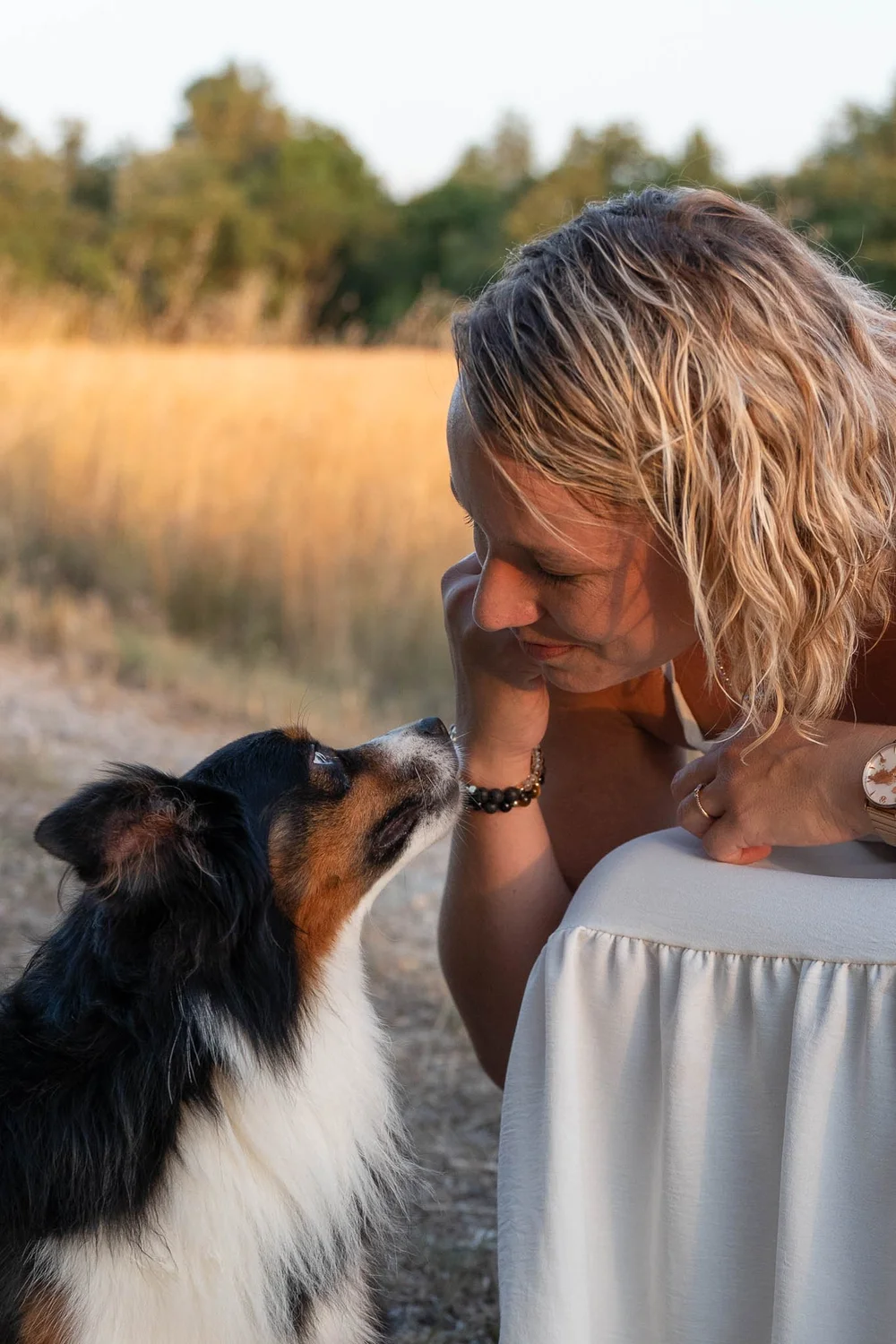 Séance photo animaux famille Drôme lumière naturelle
