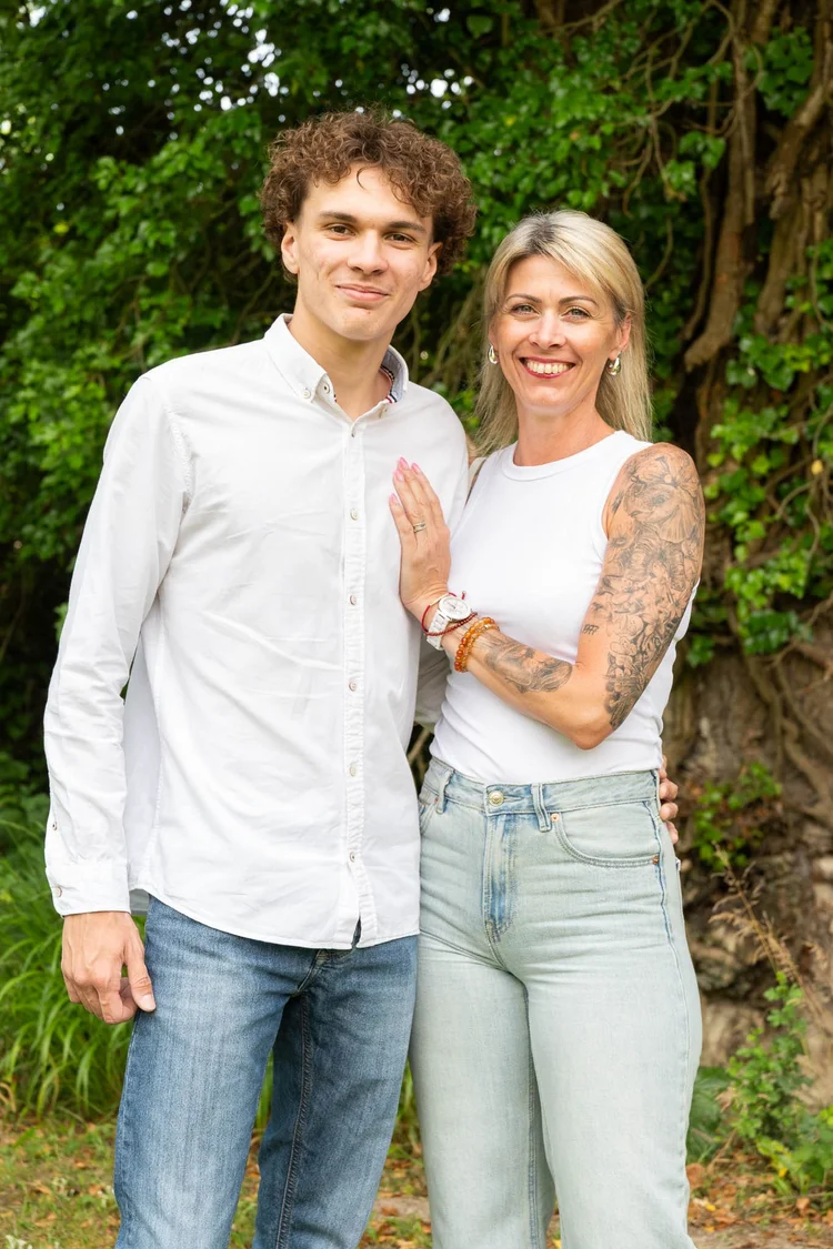 Portrait mère fils Livron Drôme