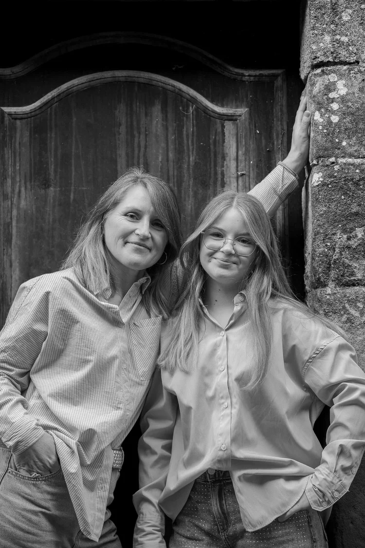 Portrait mère fille Eurre Drôme