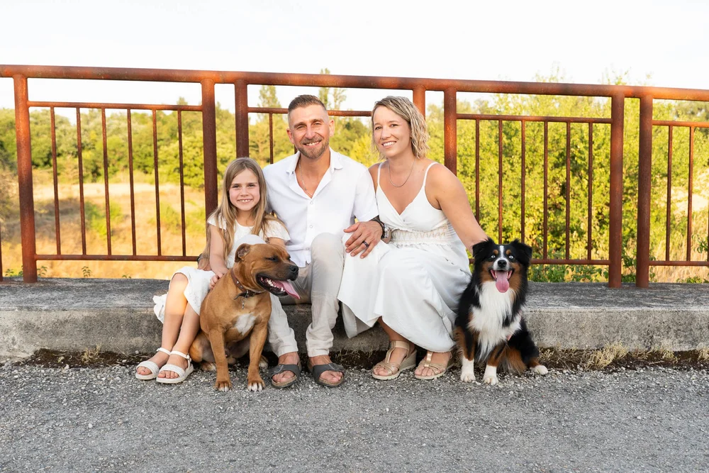 Séance famille Allex Drôme lumière naturelle
