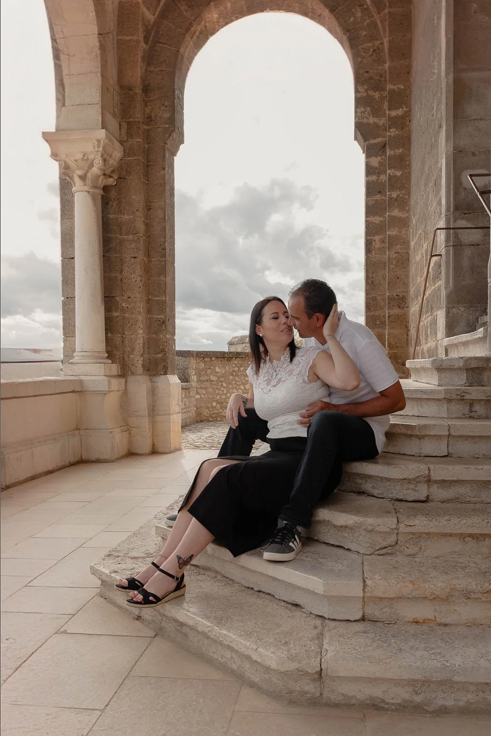 Séance photo couple Chabeuil Drôme naturelle