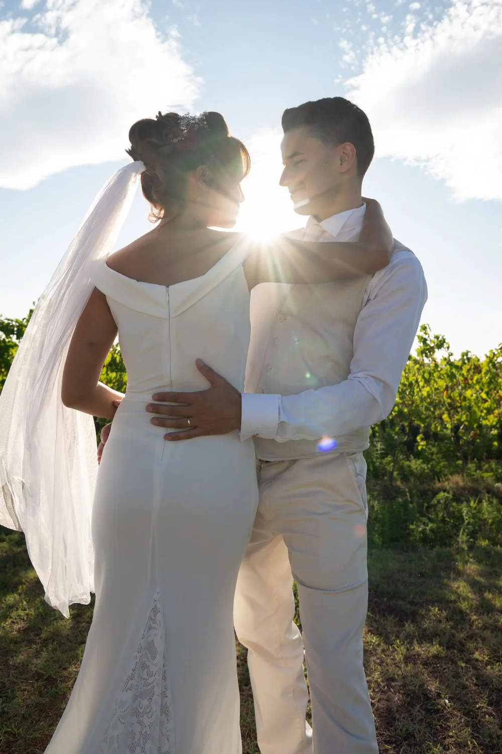 Photographe mariage Montélimar Drôme Ardèche, reportage naturel du couple