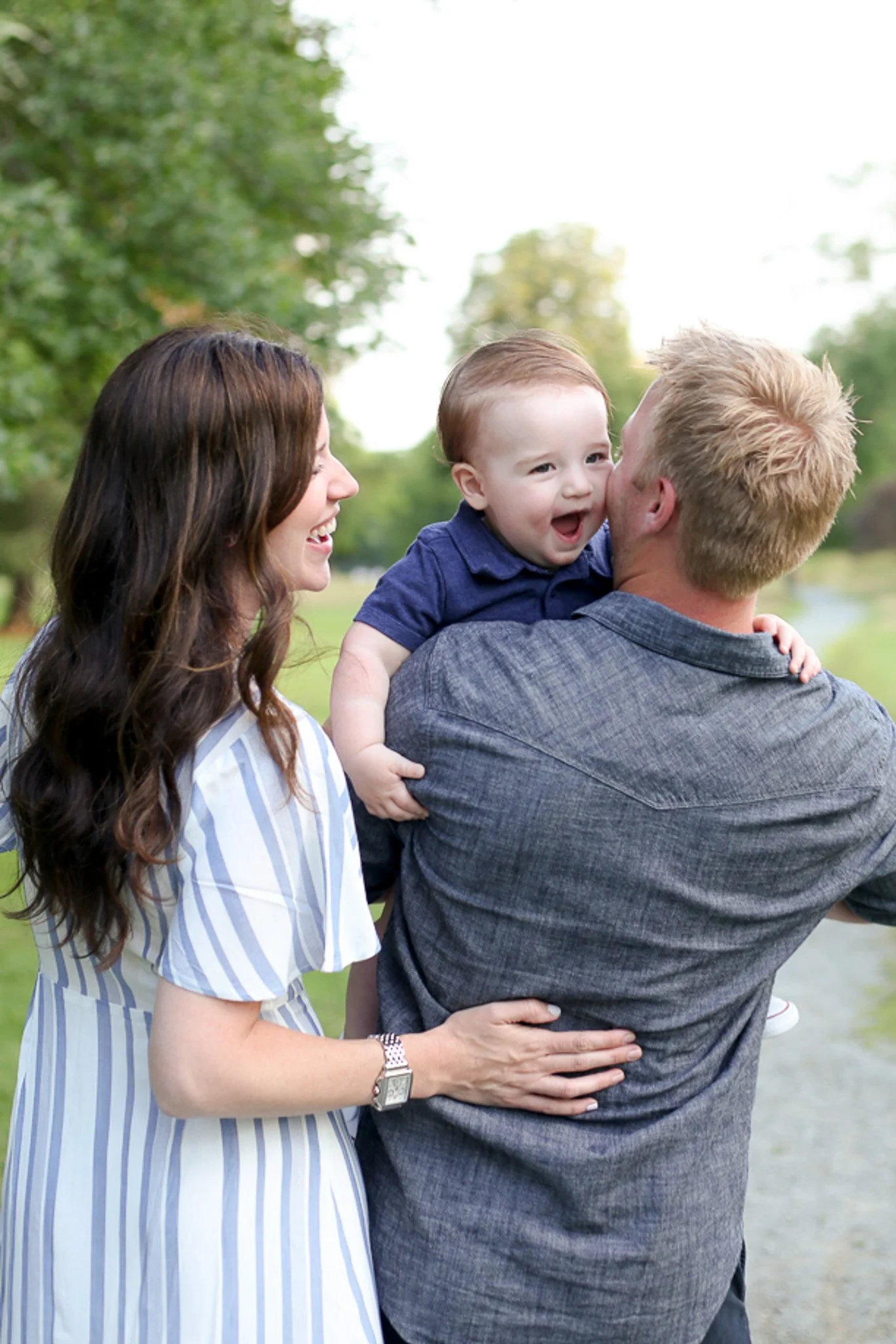 Natural light family photography session at Bird Park in Walpole Massachusetts