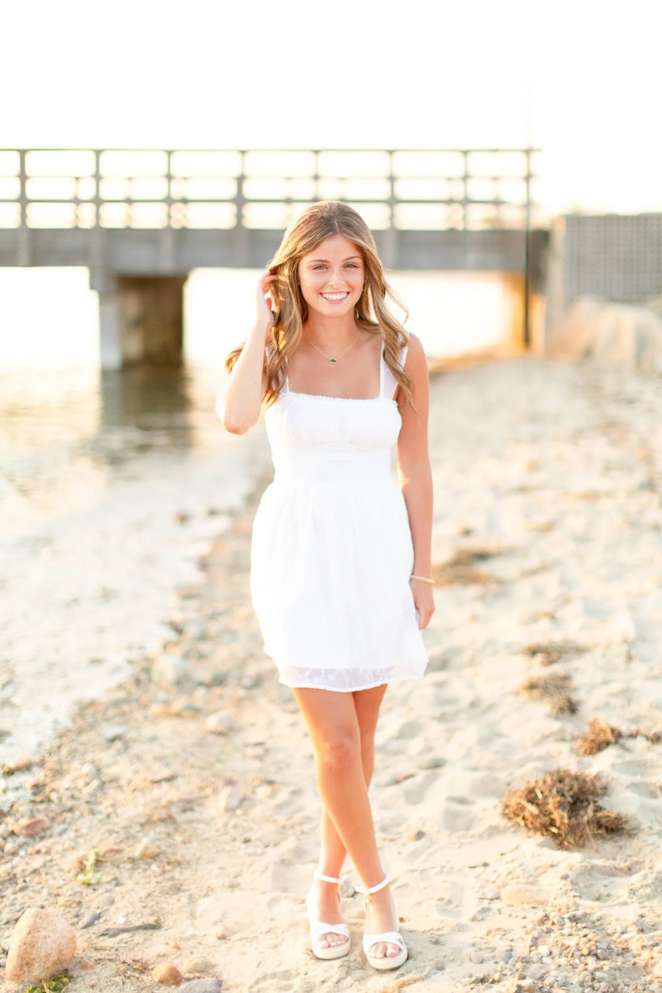 Lily | Class of 2025 Senior Photos at Duxbury Beach