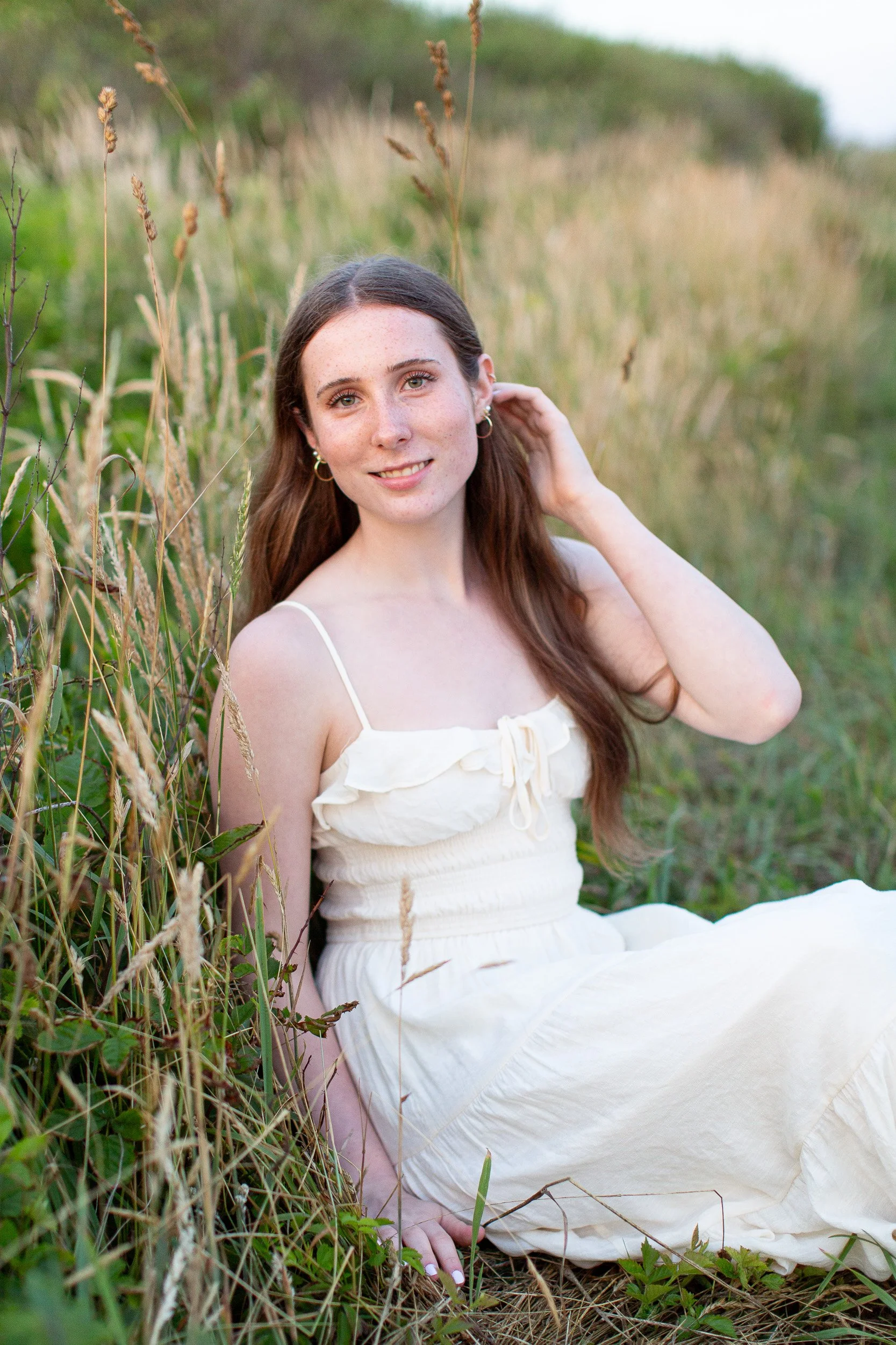 Senior portraits for Mansfield MA twins at Scarborough Beach 2