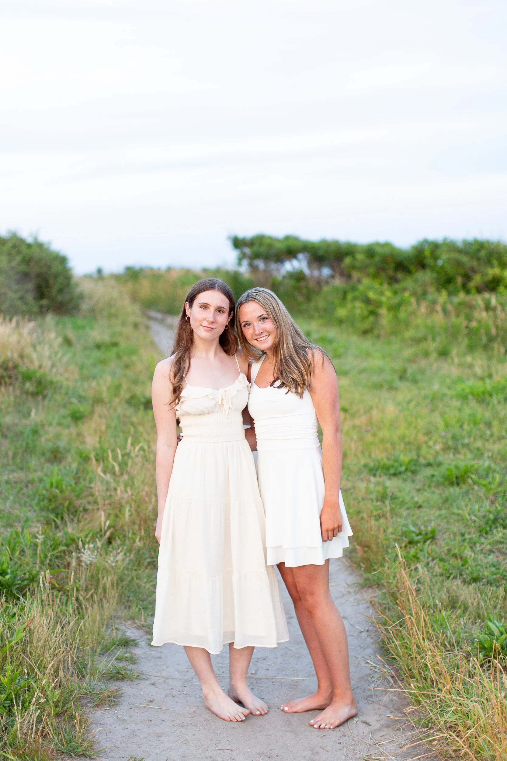 Narragansett, RI Senior Photos | Bianca &amp; Brielle at Scarborough Beach
