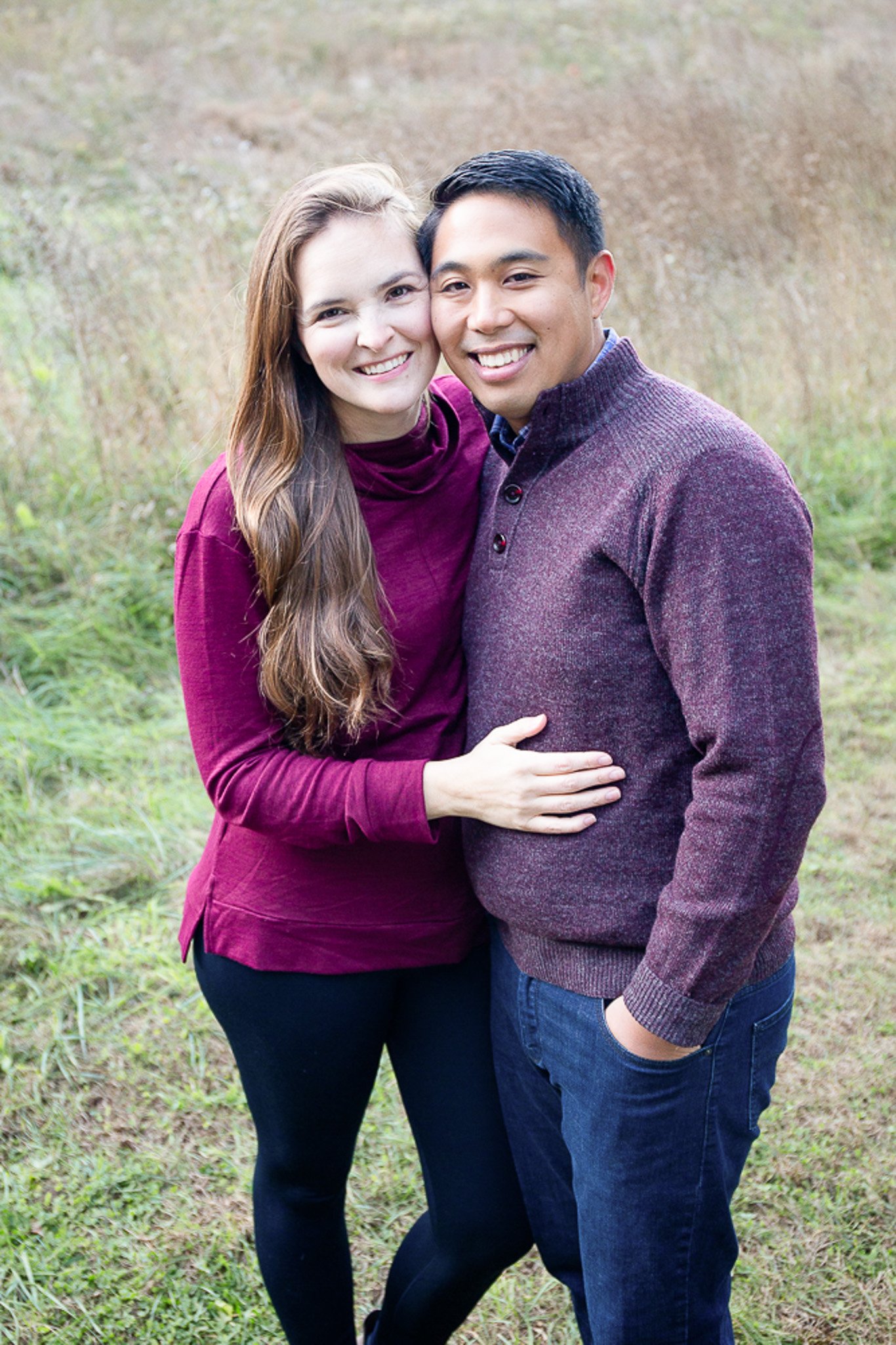 Mom and Dad celebrating their anniversary during an Easton MA family session