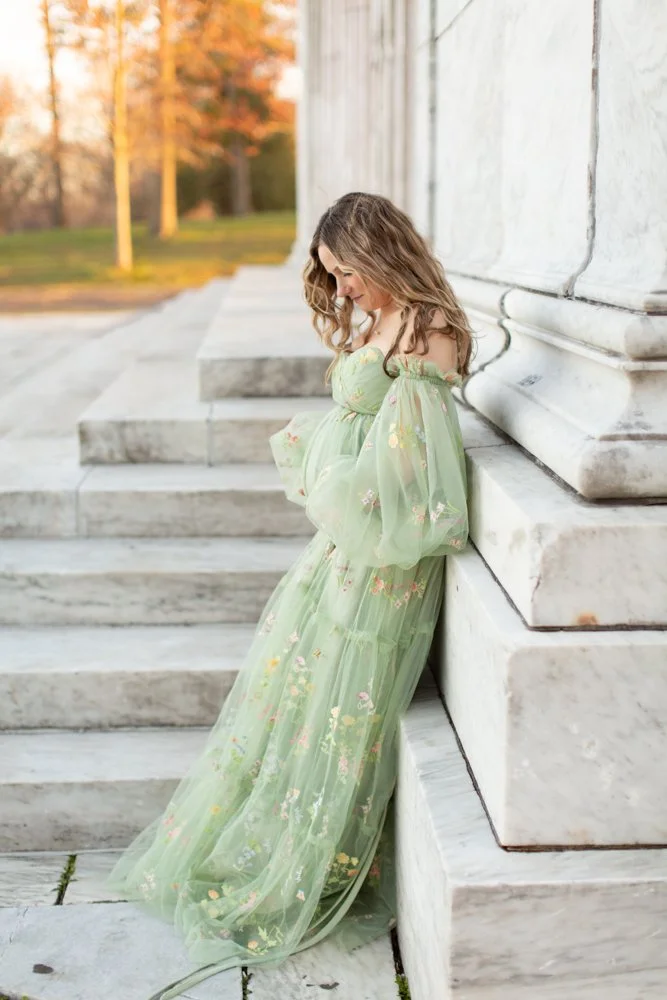 Outdoor maternity session in Providence RI photographed by a professional photographer