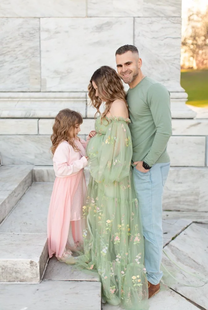 Family and maternity photography session in Providence Rhode Island