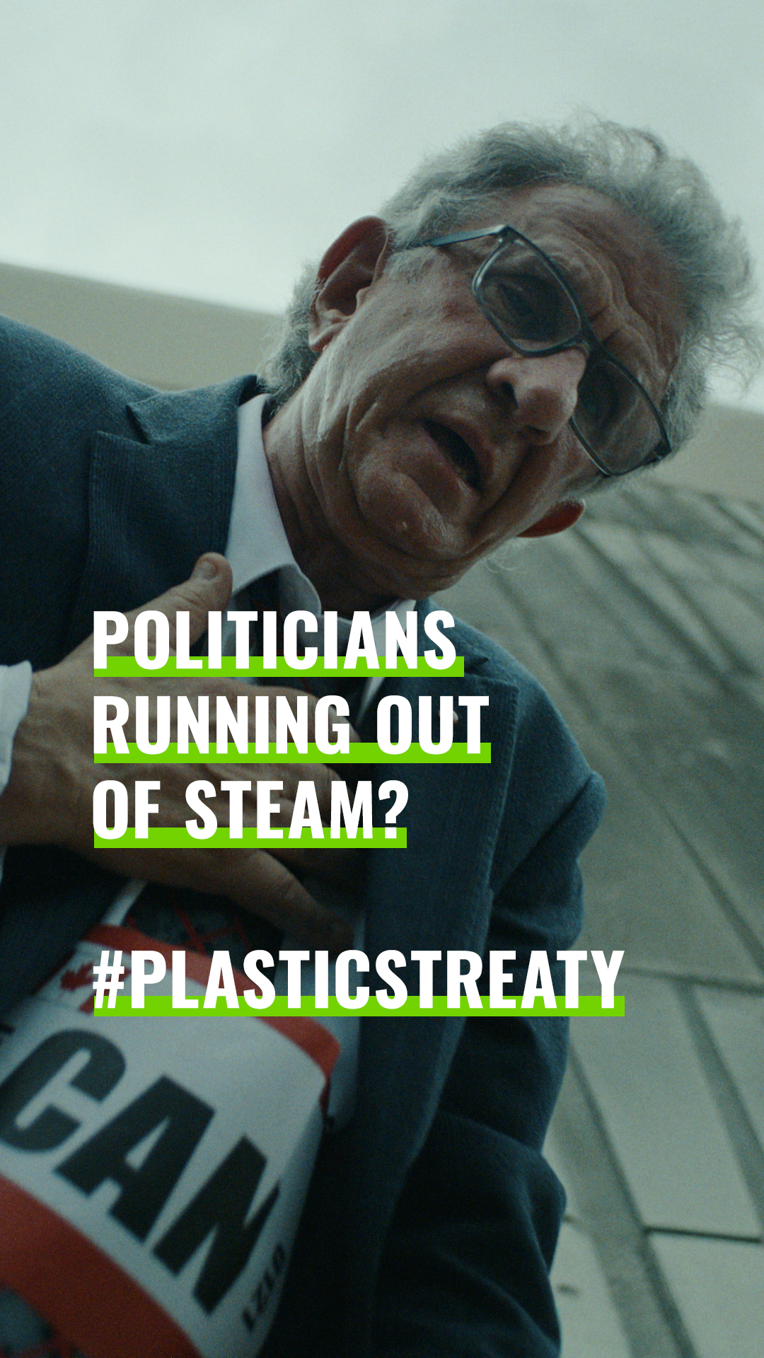 Screenshot from a Greenpeace social campaign.