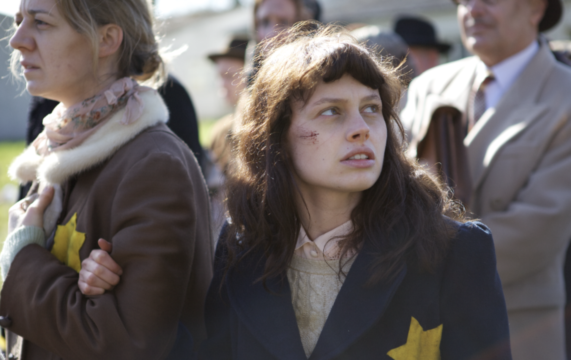 Screenshot from short film 'Dancing in the Ashes' of actress Sarah Winter.