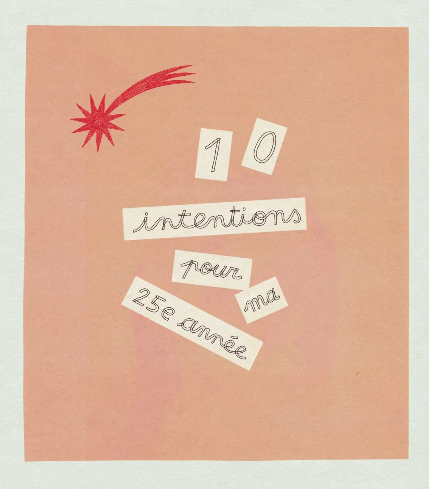 La semaine derni&egrave;re j&rsquo;ai eu 24 ans, et j&rsquo;ai profit&eacute; de l&rsquo;occasion pour poser quelques intentions &agrave; cultiver dans les mois qui viennent. Dans mon travail, mon quotidien et ce que je partage ici. 

Je suis curieus