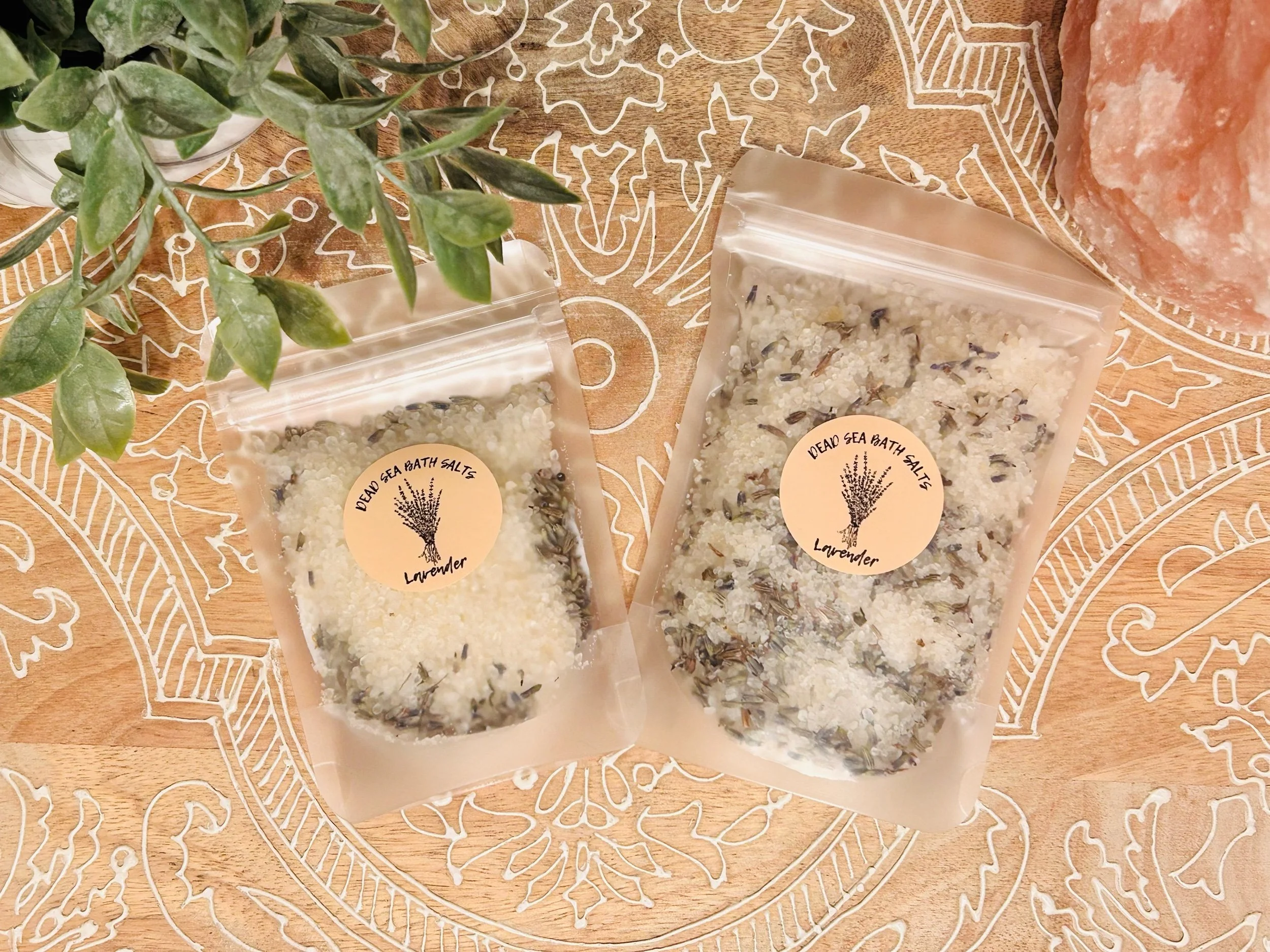Dead Sea Salt Bath Salts for Relaxation - Lavender 3oz/6oz