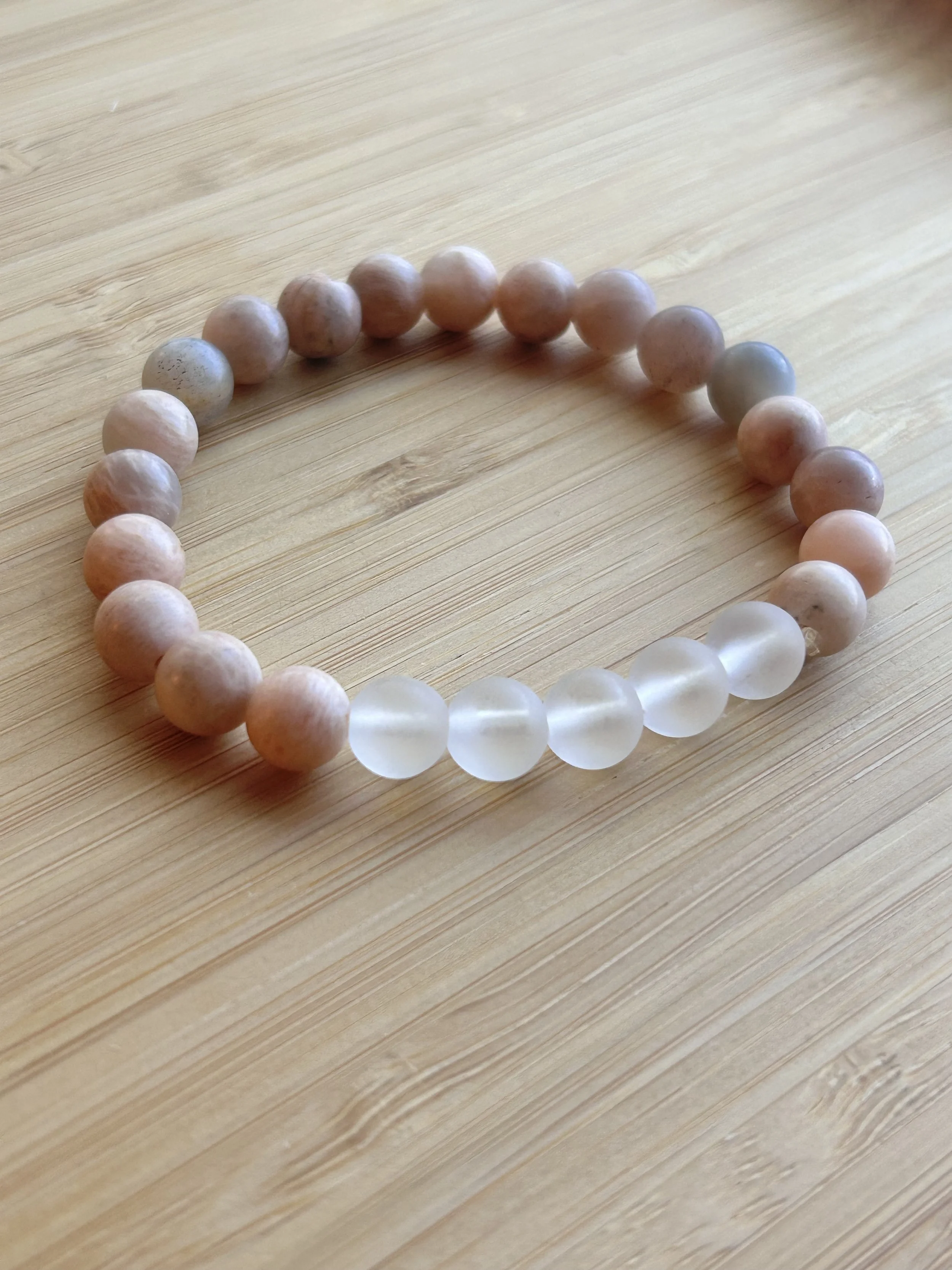 Sandstone & Clear Quartz