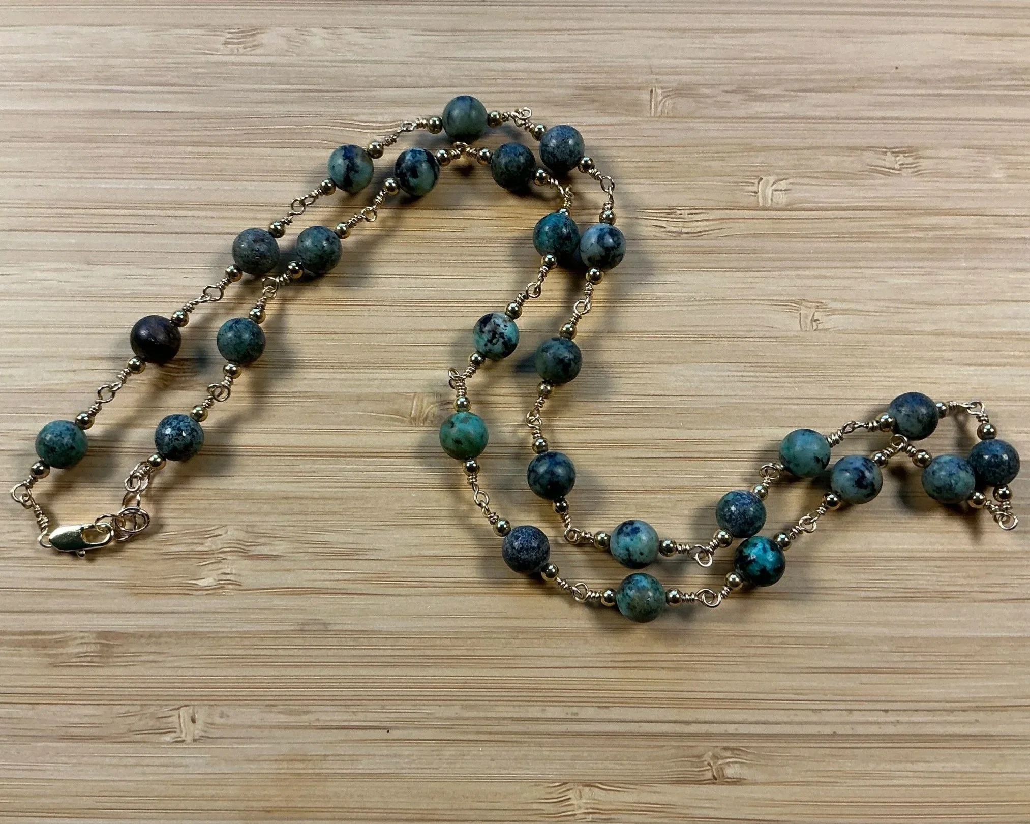 Wrapped in African Turquoise