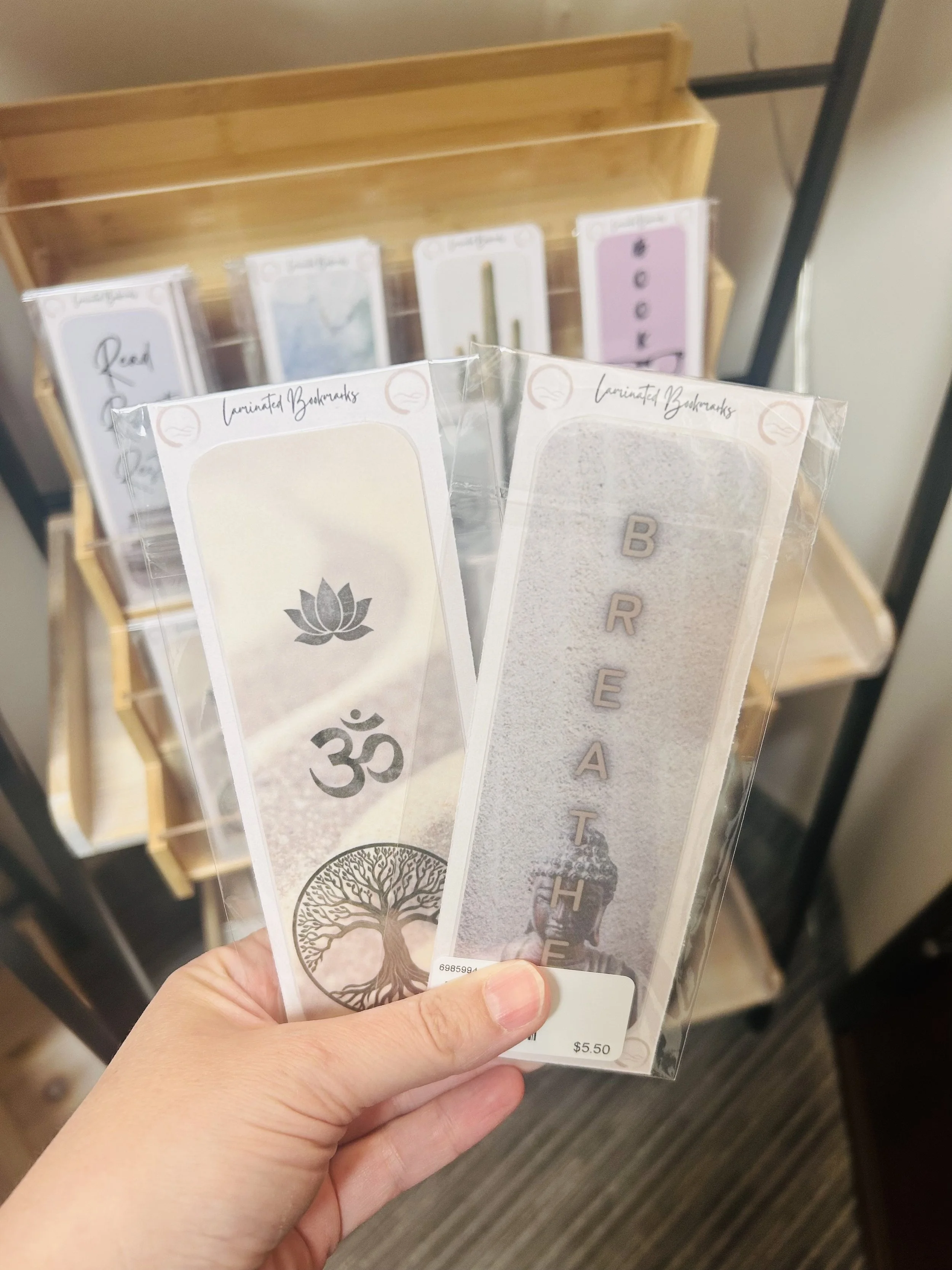 Laminated Bookmark Set - Zen Symbols/Breathe