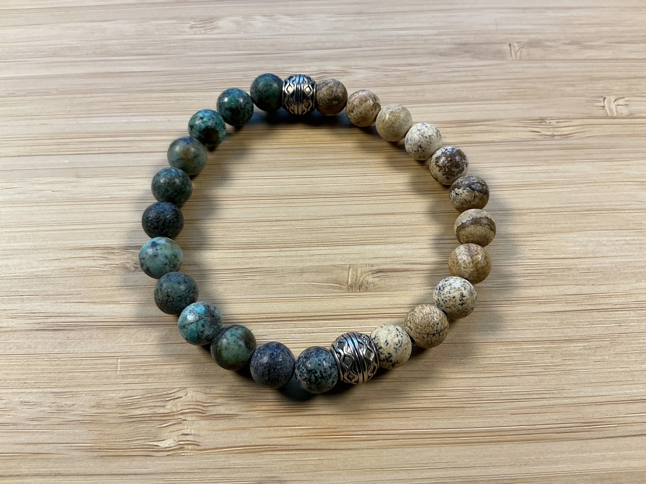 AFRICAN TURQUOISE & PICTURE JASPER