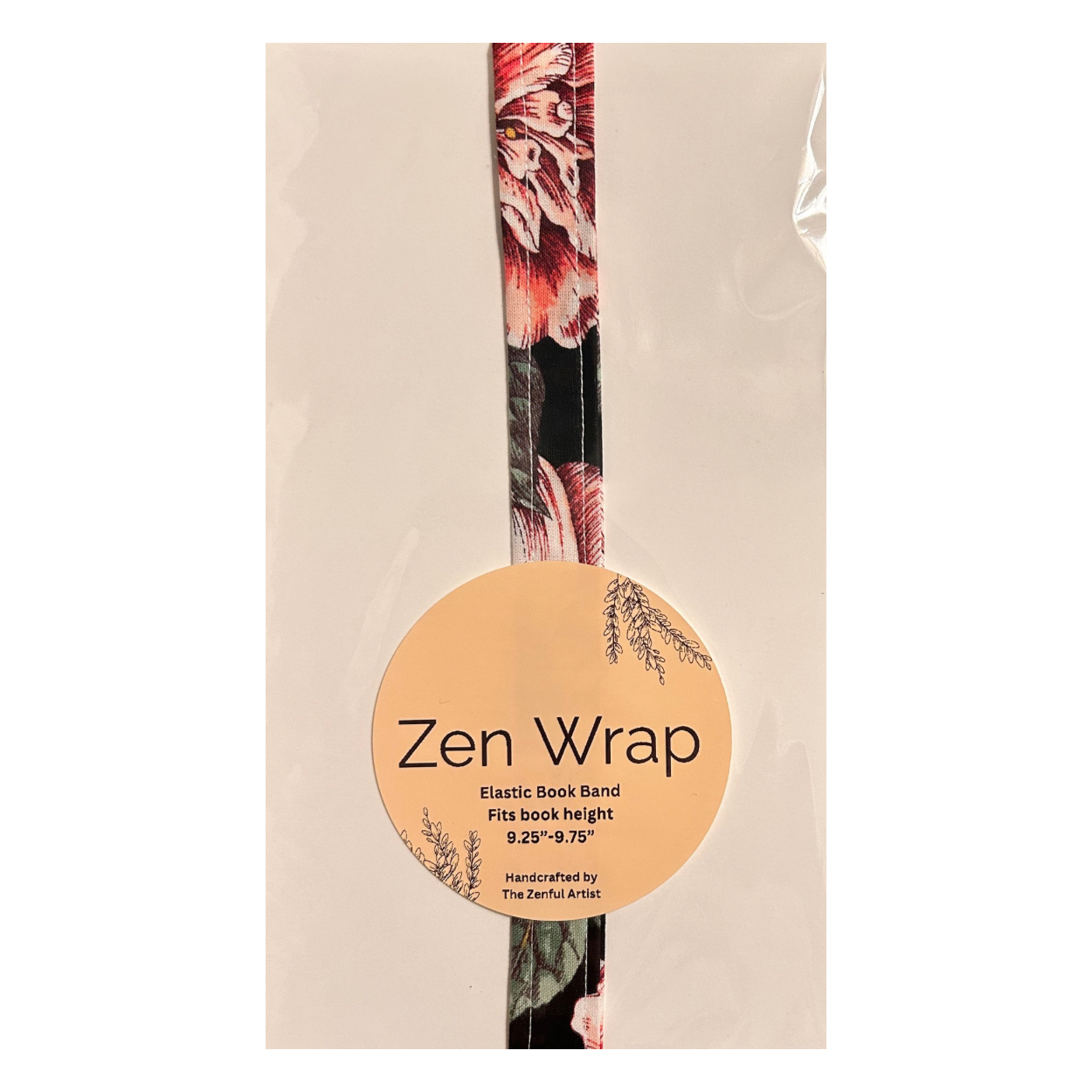 adjustable bookmark wrapped around a hardcover book