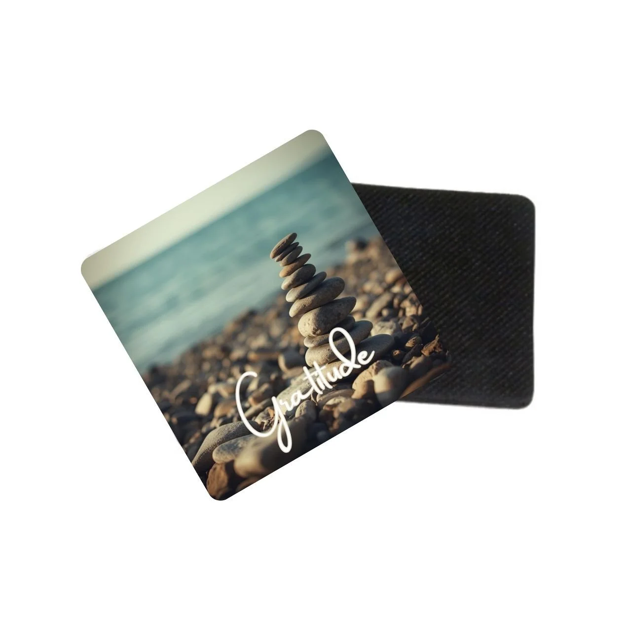 Zen Stacking Stone Coasters – Set of 4 | Mindfulness Drink Coasters