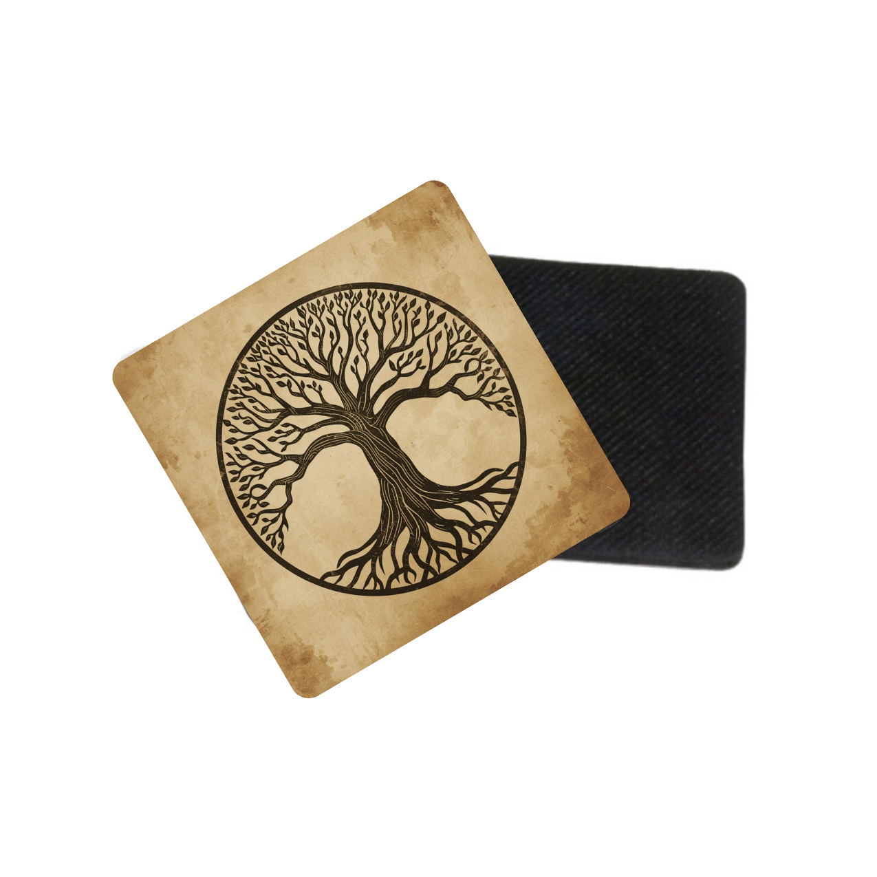 Zen Symbol Coasters - Set of 4 Zen Yoga Meditation Drink Coasters