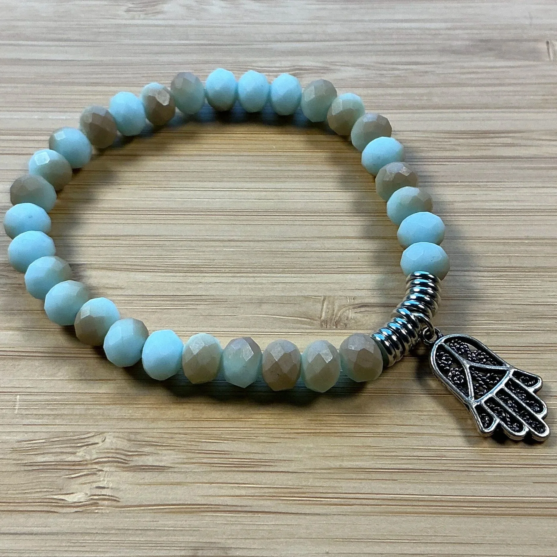 AMAZONITE HAMSA