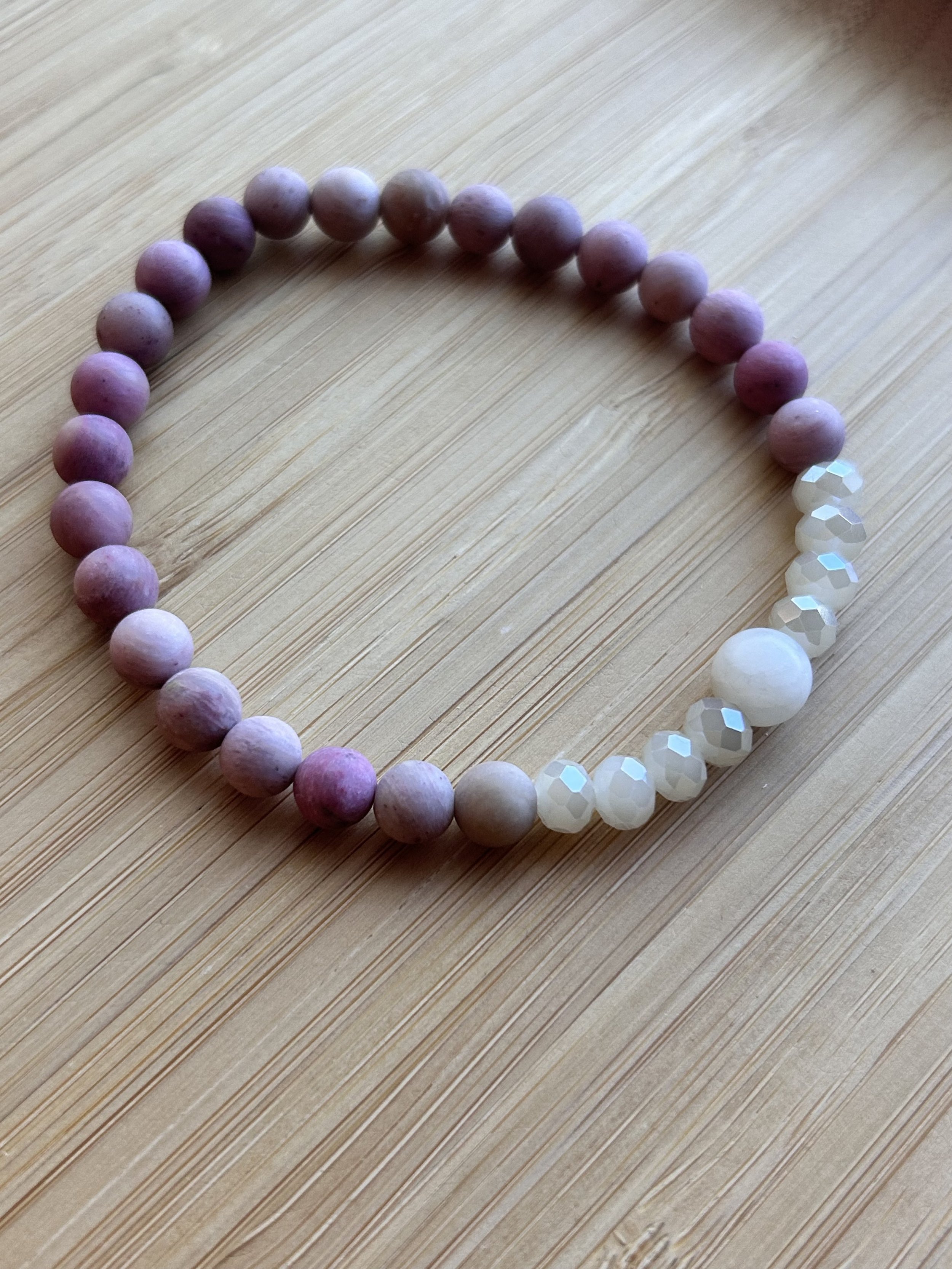 Rhodonite & Rondel Bracelet