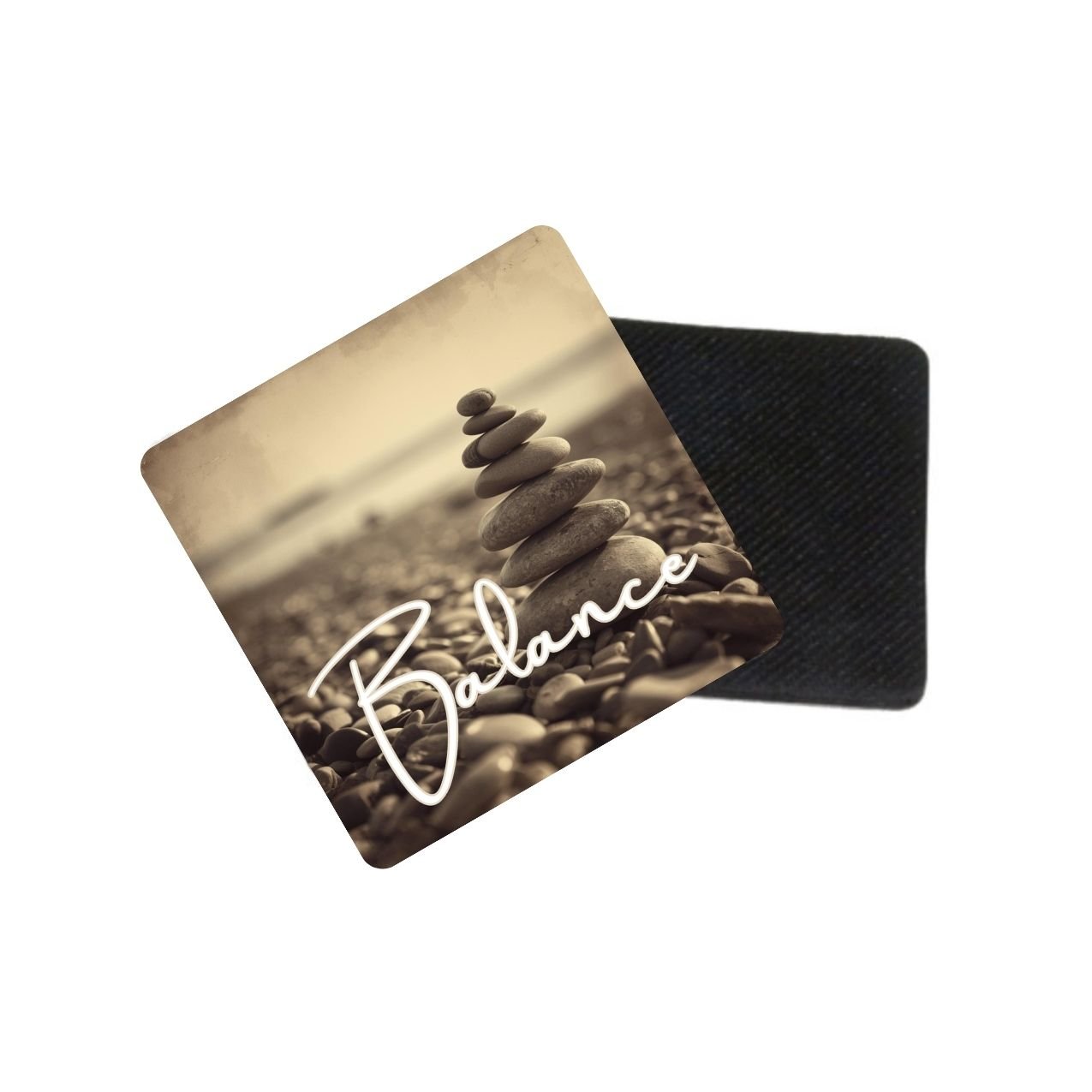 Zen Stacking Stone Coasters – Set of 4 | Mindfulness Drink Coasters