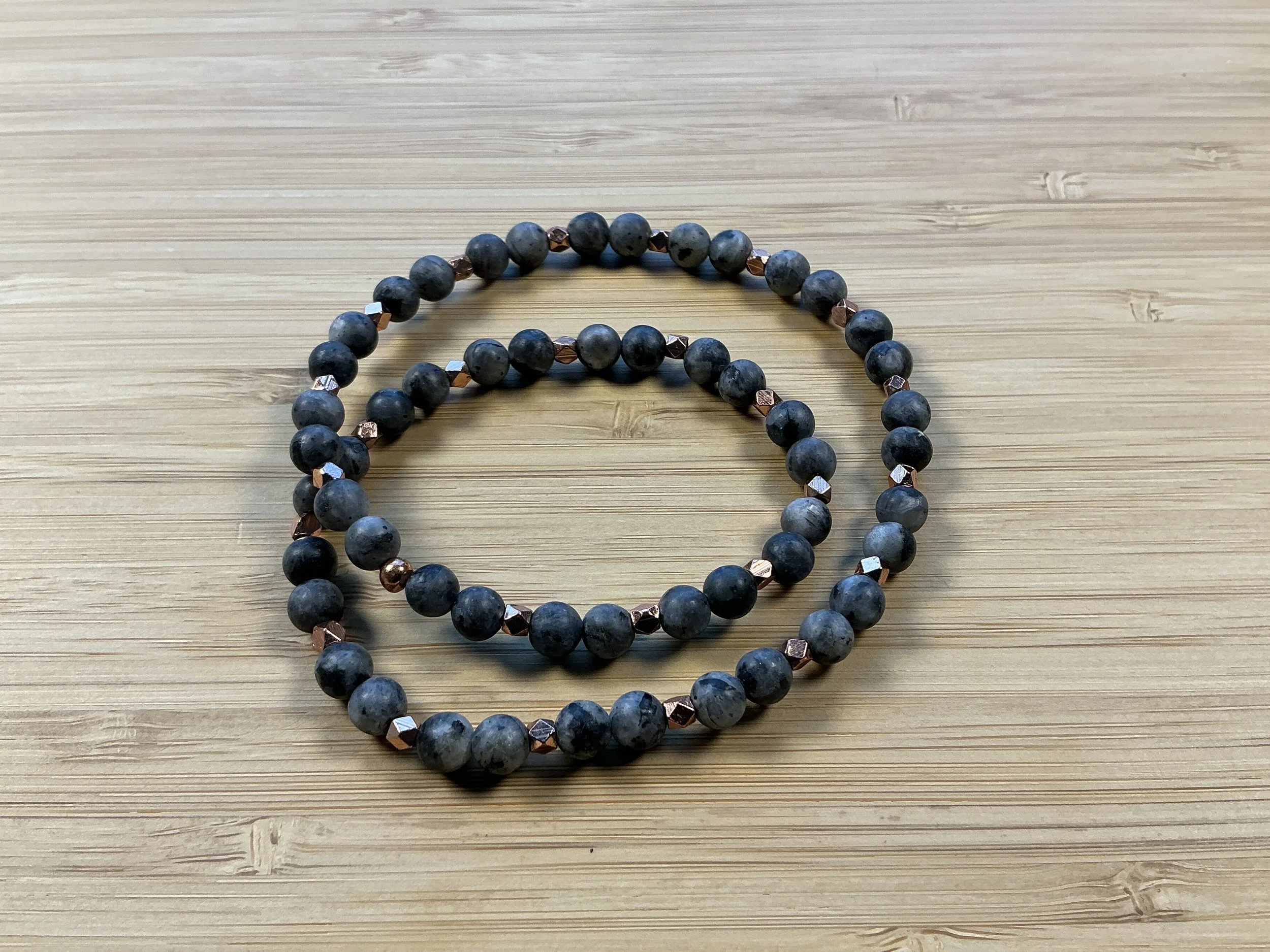 Black Onyx Wrapped Bracelet