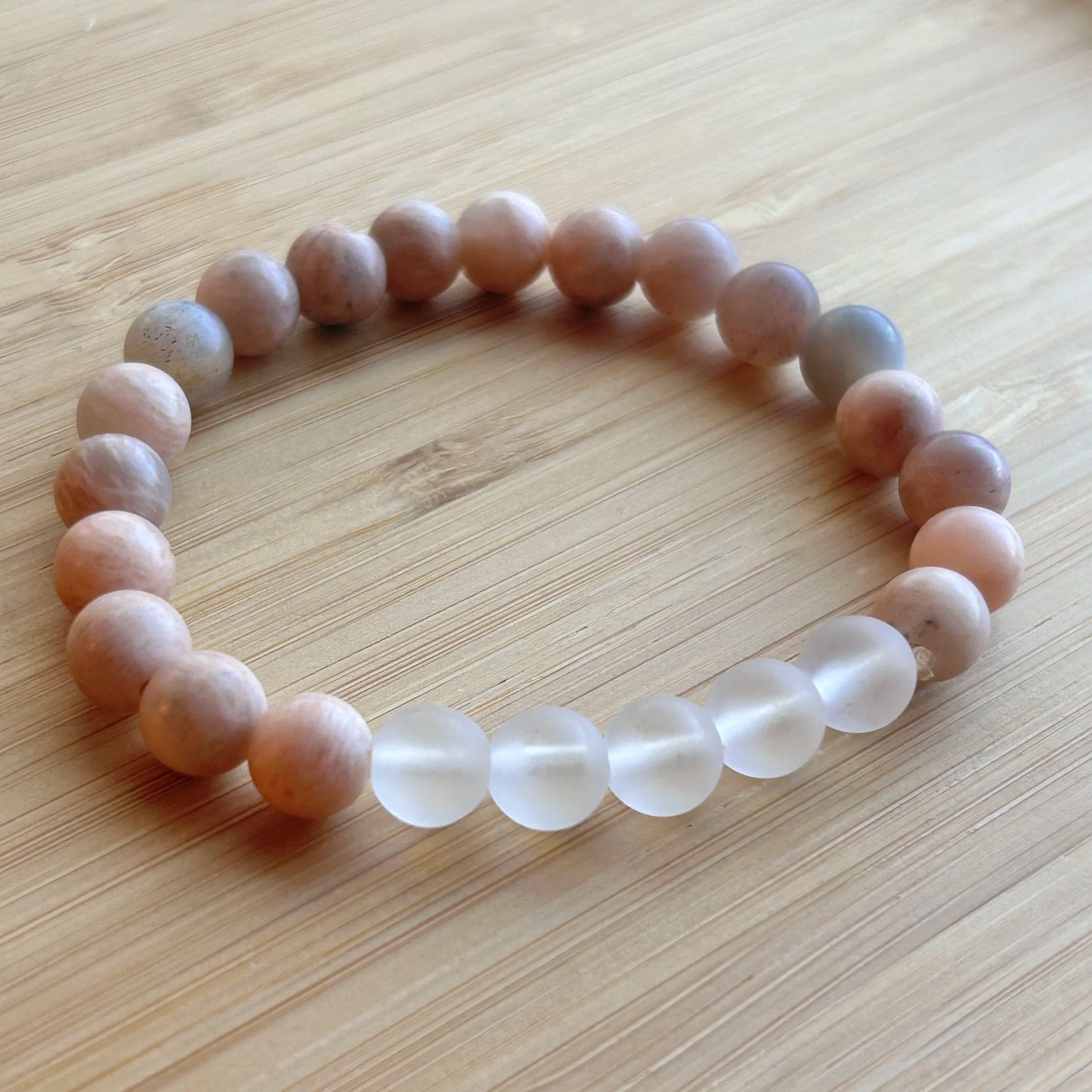 Sandstone & Clear Quartz