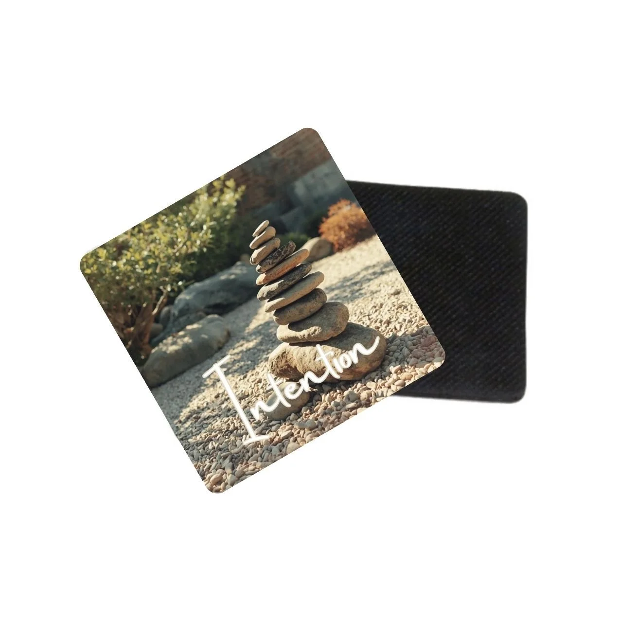 Zen Stacking Stone Coasters – Set of 4 | Mindfulness Drink Coasters