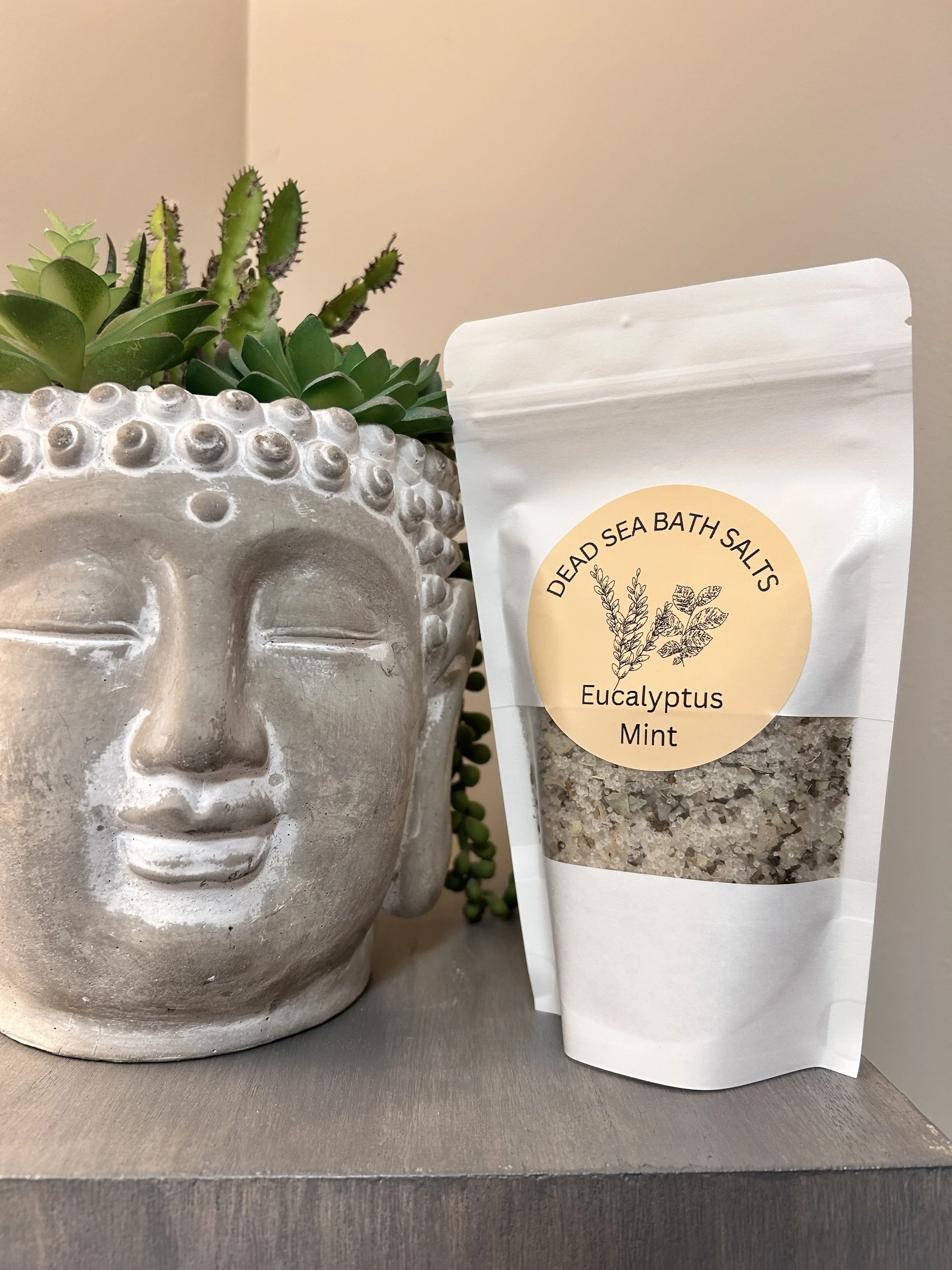 Dead Sea Salt Bath Salts for Relaxation - Eucalyptus Mint