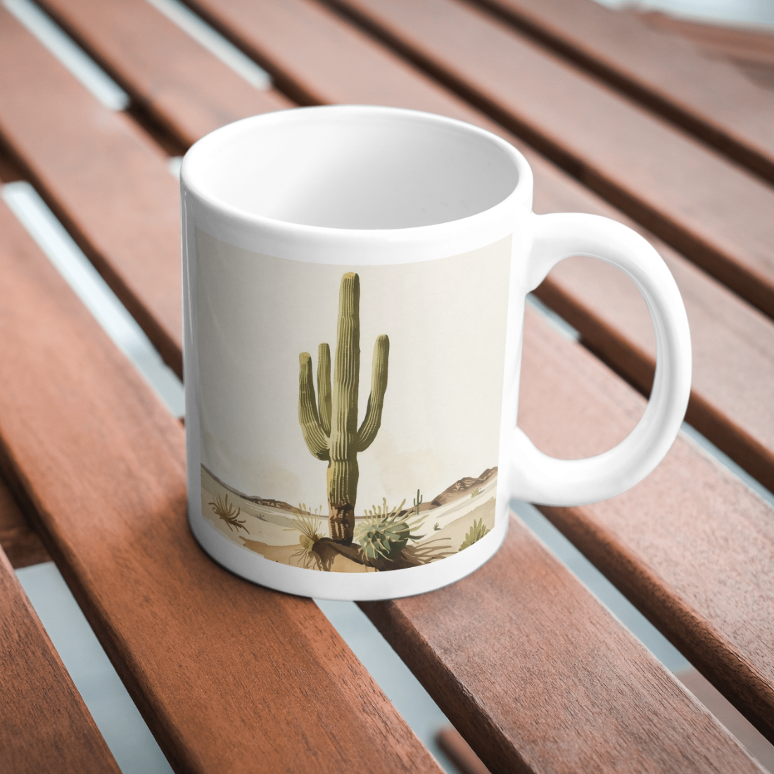 Coffee Mug - 15oz - Saguaro Cactus | Aesthetic