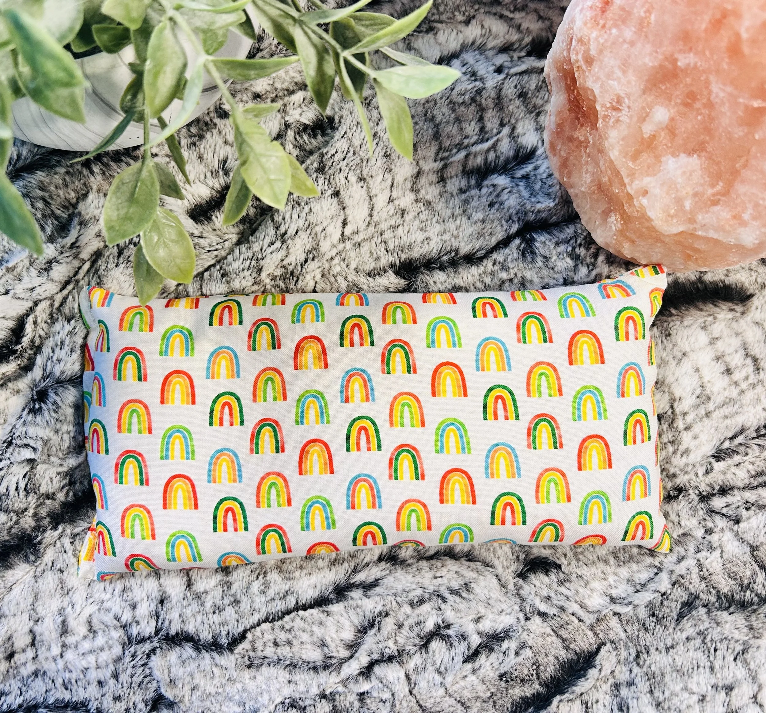 Zen Pack Reusable Rice Hot/Cold Pack - Rainbows