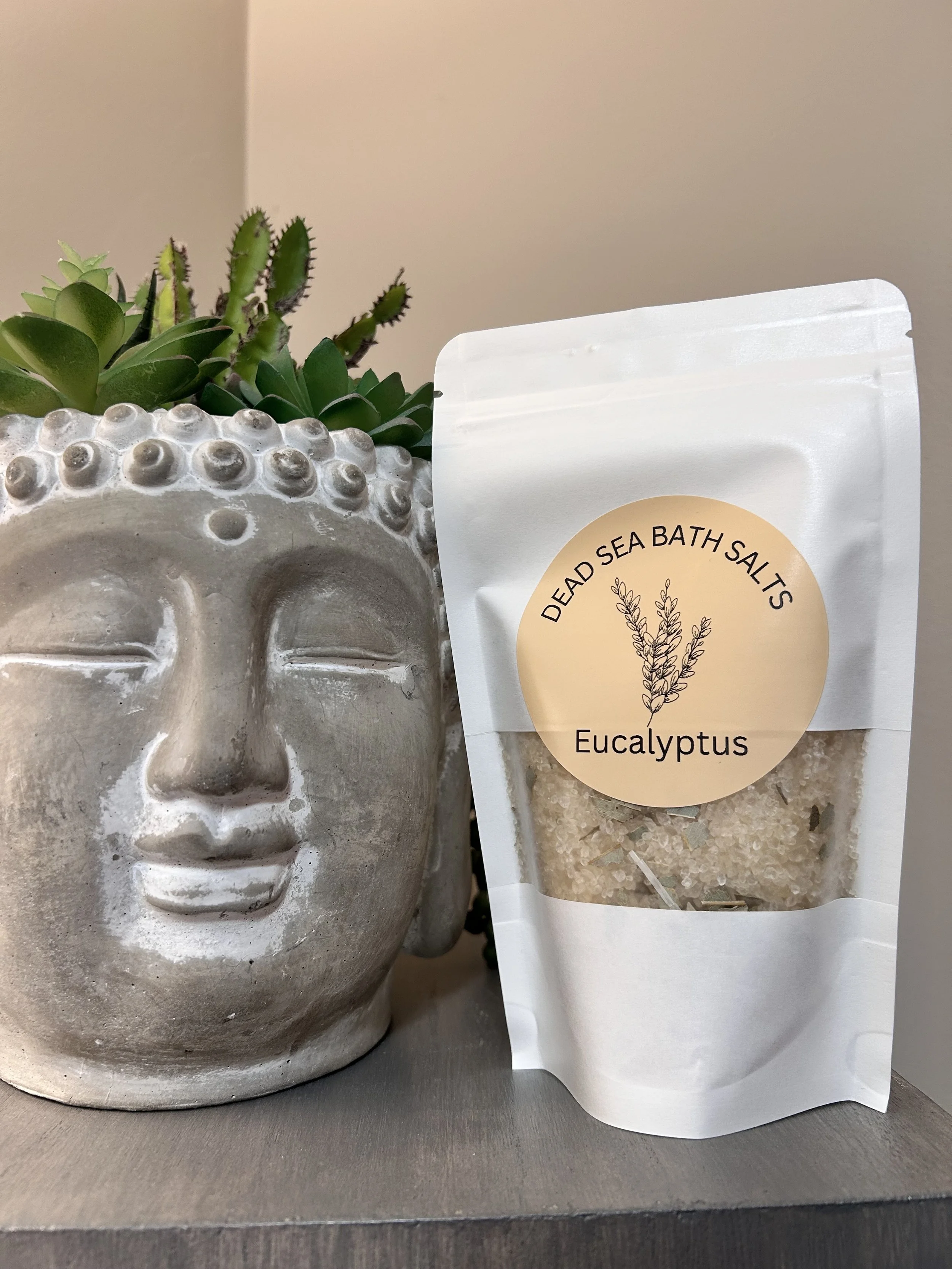 Dead Sea Salt Bath Salts for Relaxation - Eucalyptus
