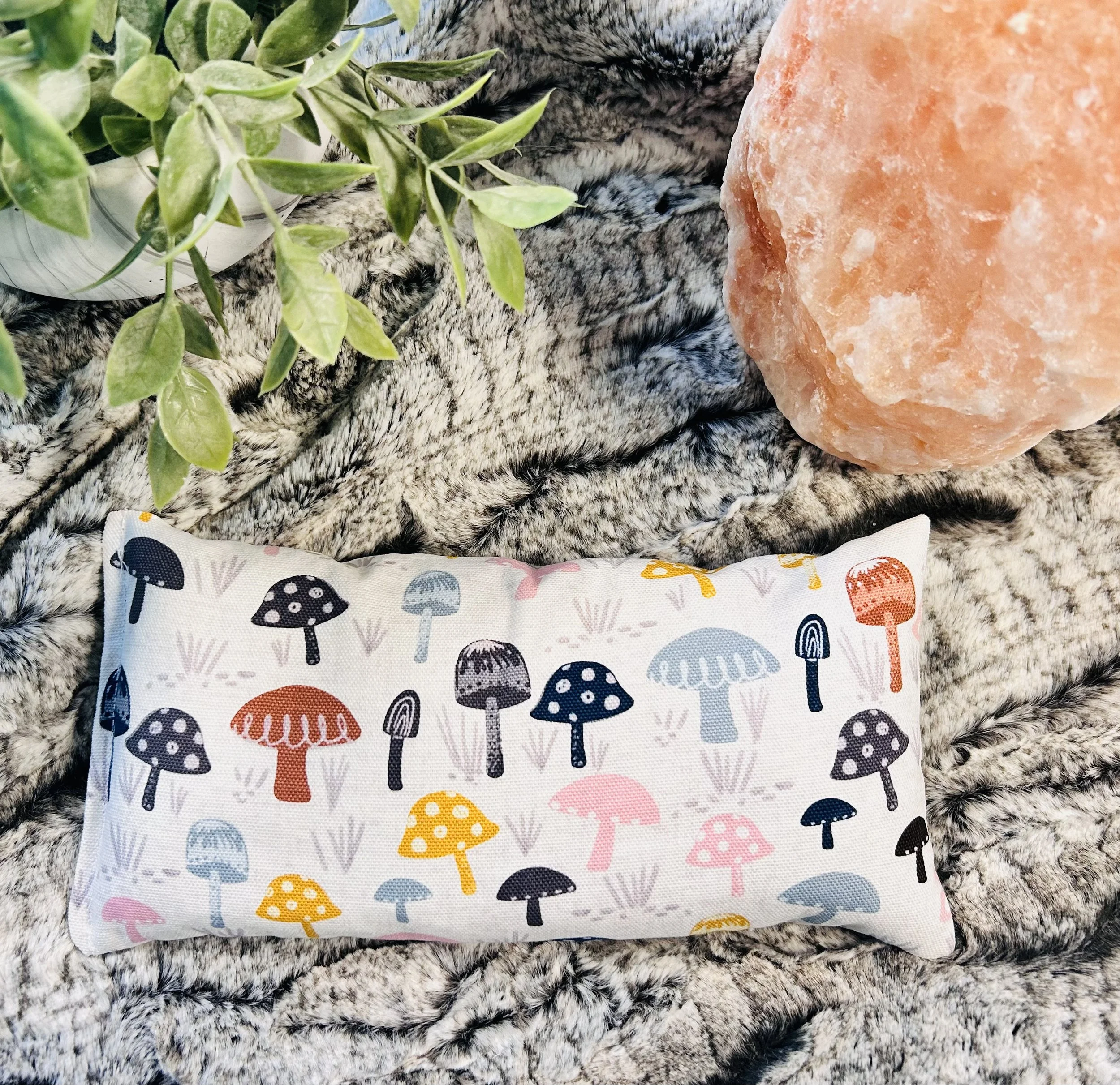 Zen Pack Reusable Rice Hot/Cold Pack - Boho Mushrooms