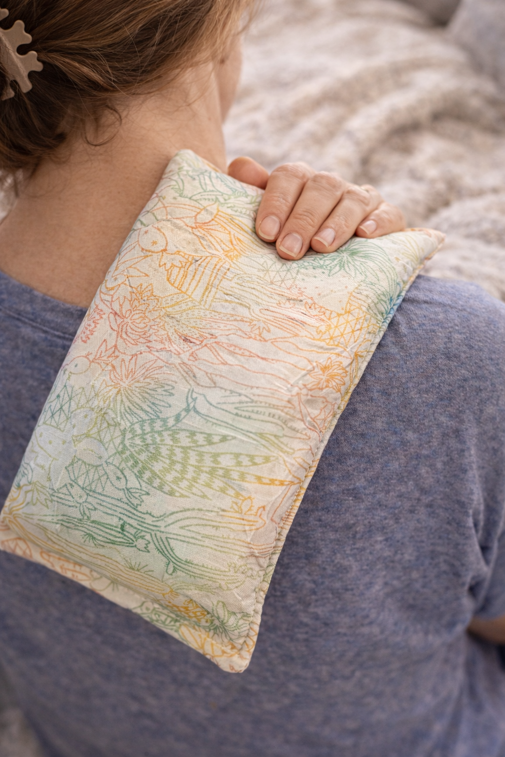 Zen Pack Reusable Rice Hot/Cold Pack - Desert Rainbow