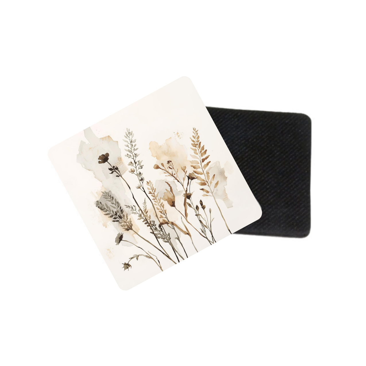 Delicate Floral Coasters – Soft Botanical Flower Art (Set of 4)