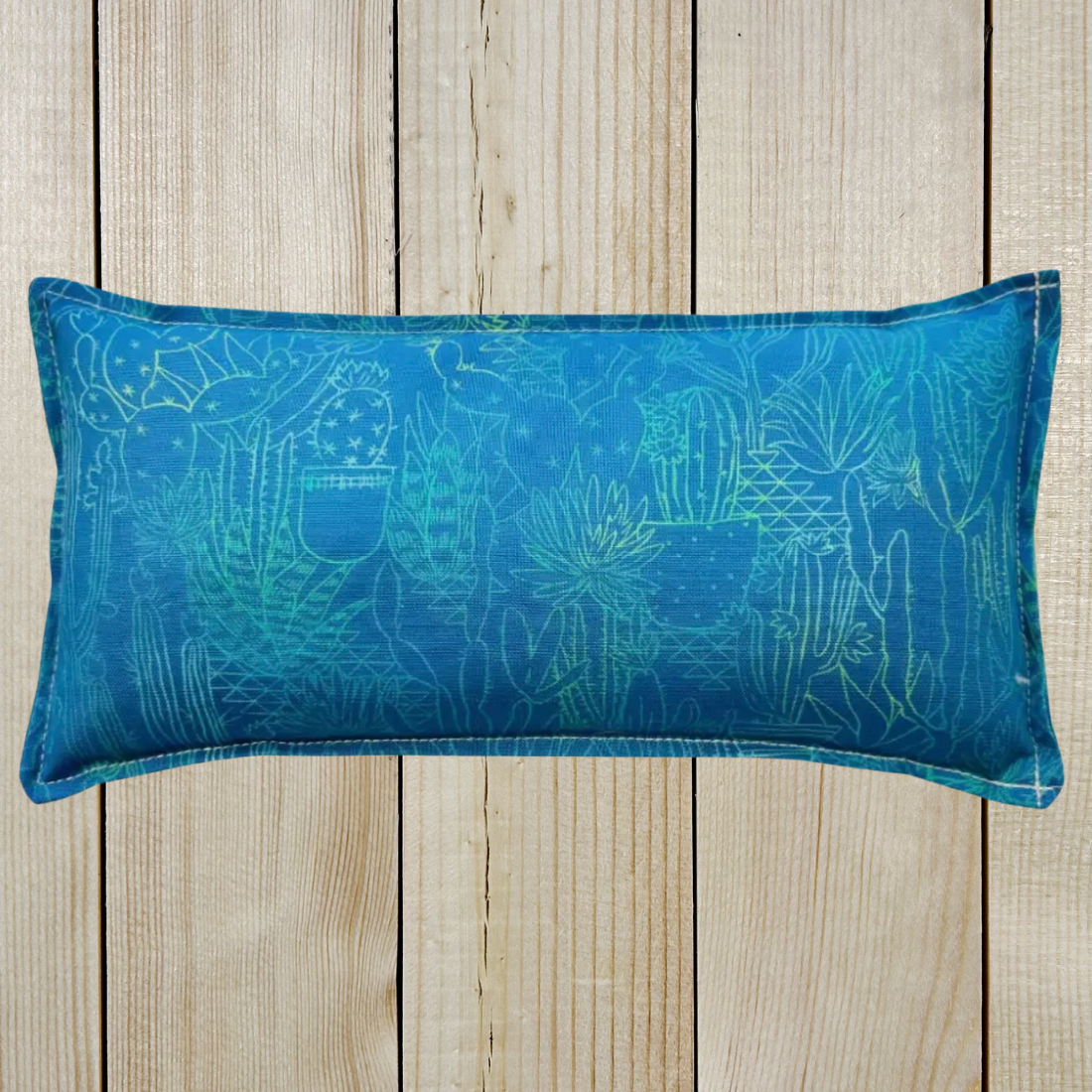 Aromatherapy Hot/Cold Pack - Blue Succulents