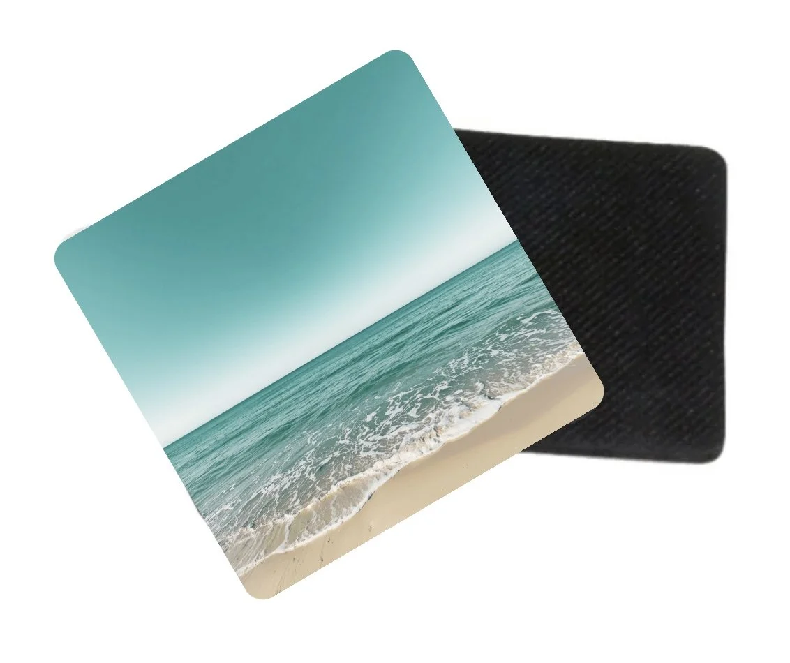 Beach Photography Coasters – Set of 4 | Coastal Ocean Drink Coasters