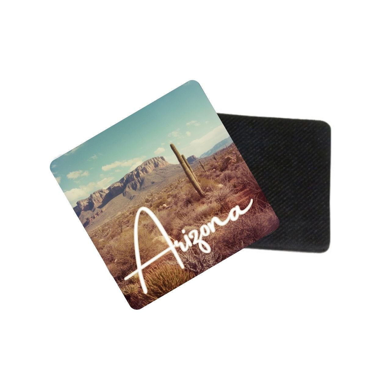 Arizona Desert Coasters – Set of 4 | Southwest Cactus Drink Coasters