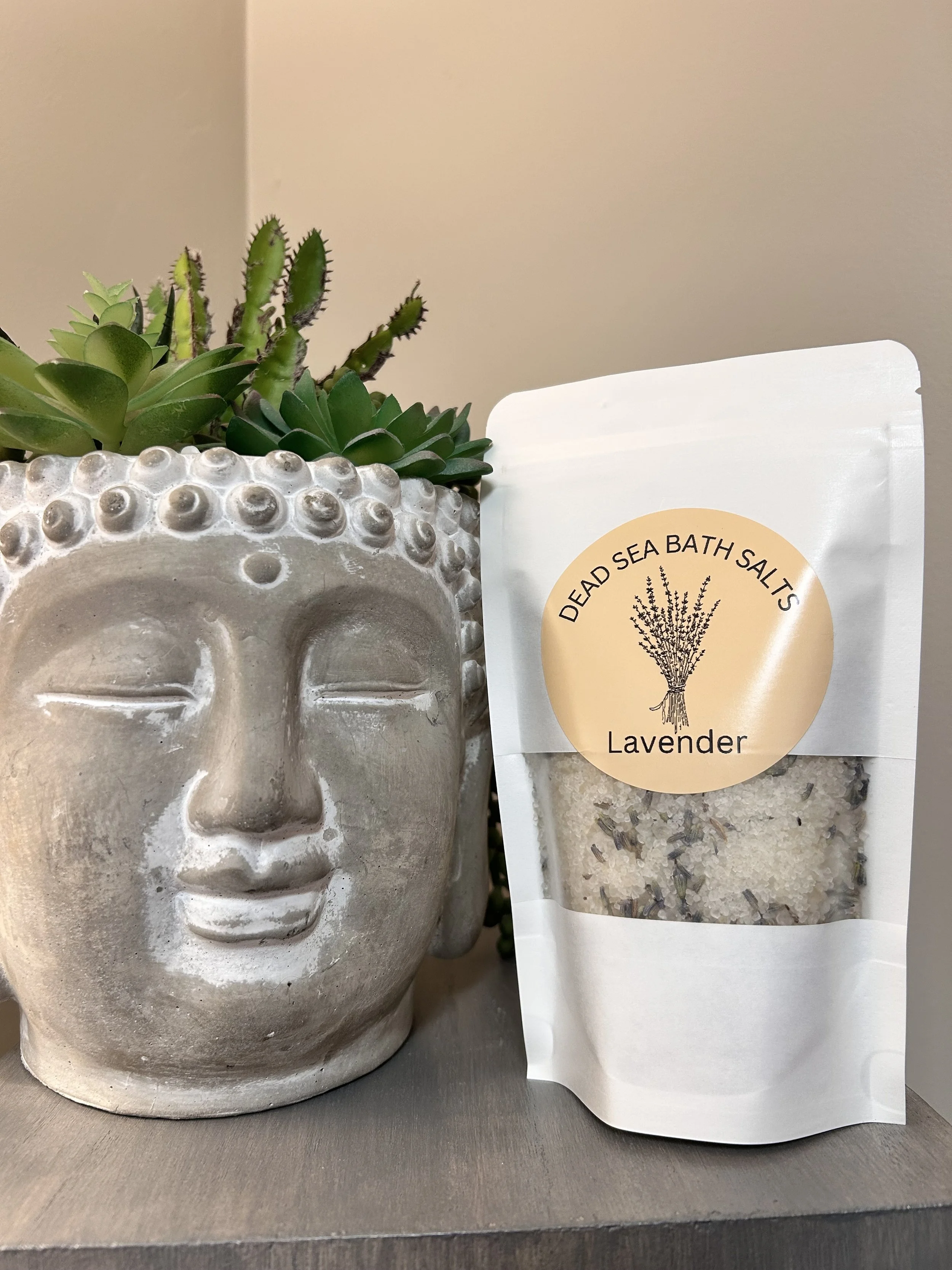 Dead Sea Salt Bath Salts for Relaxation - Lavender