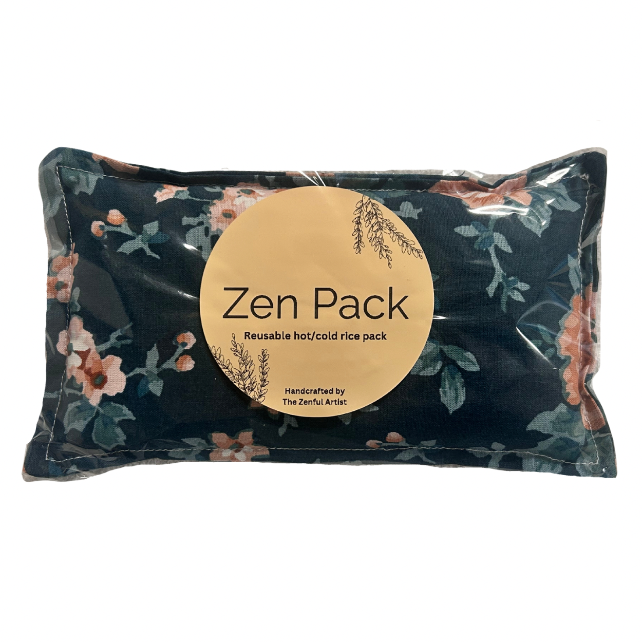 Reusable rice heating pad for neck and shoulder pain