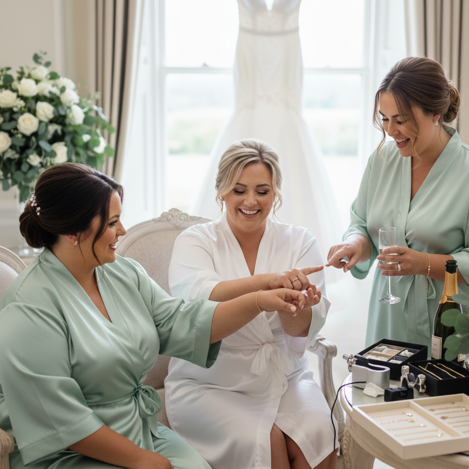 Wedding day and guest favours