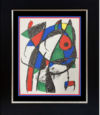 Joan Miró (Spanish, 1893–1983)  Hand-Signed Lithograph, 1975