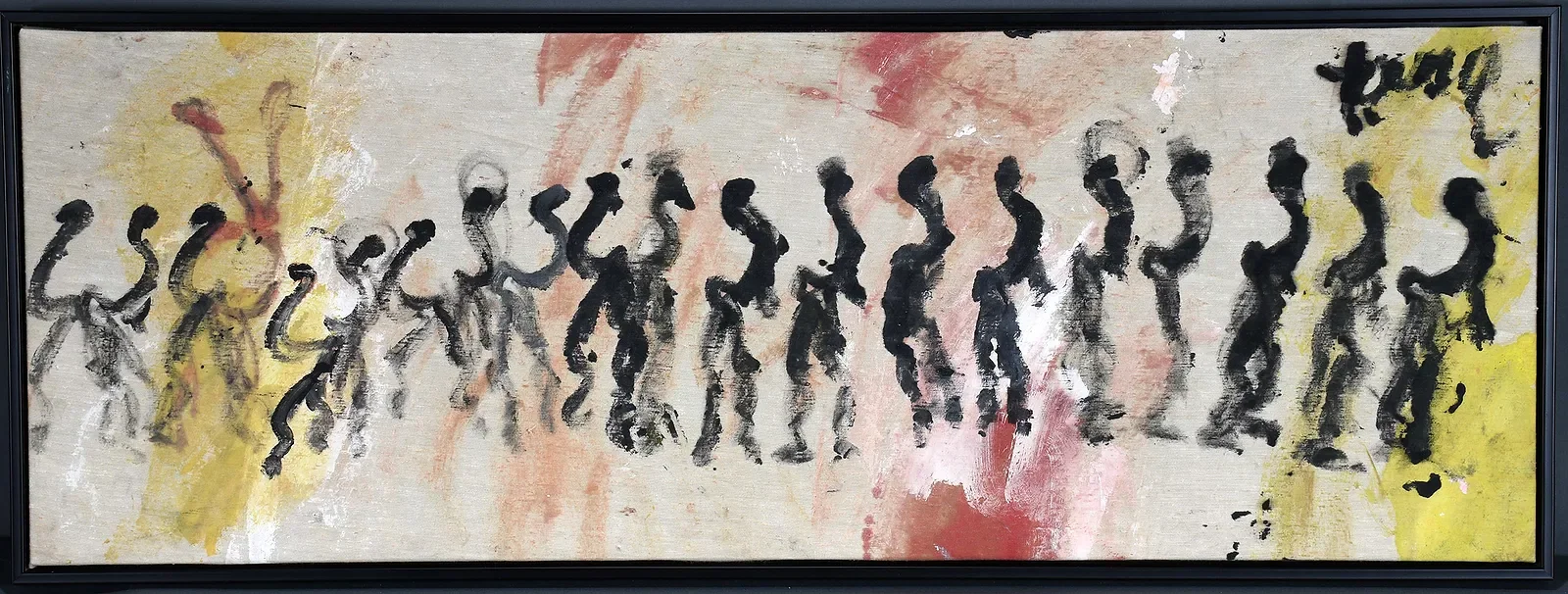 Title: Dancing Line  Artist: Purvis Young  Year: c. late 20th century