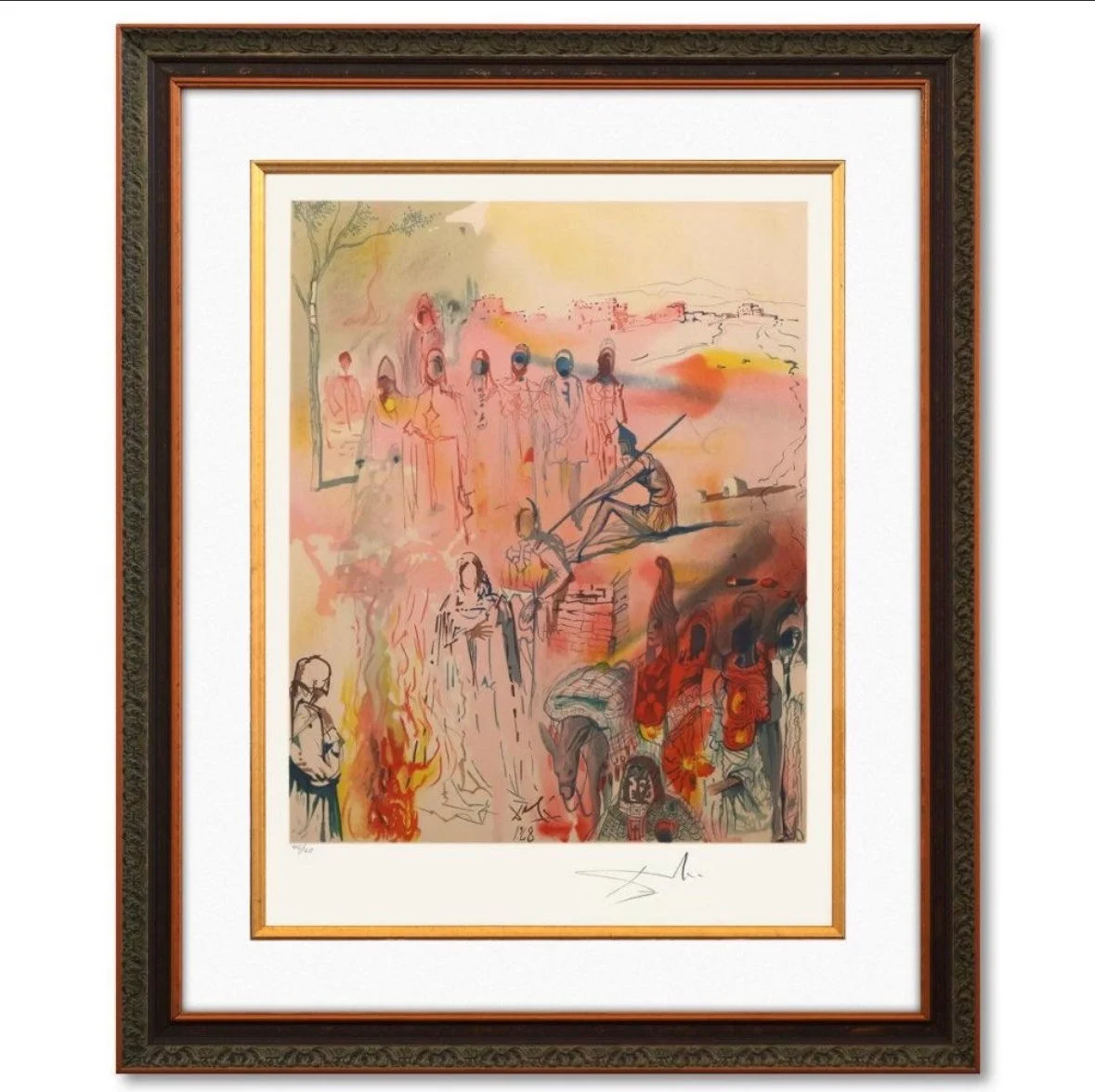 Salvador Dalí — “Marquis de Sade: Tancredás Oath”