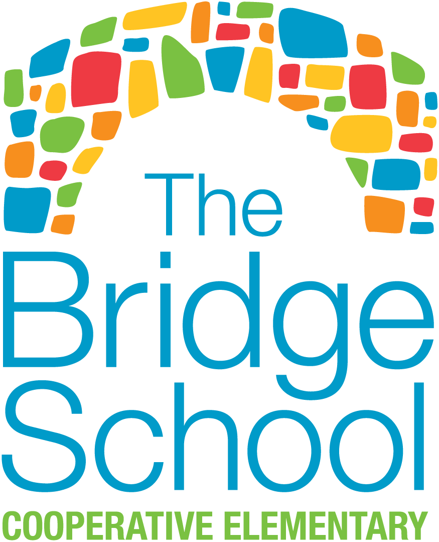 Logo for The Bridge School, a cooperative elementary school.